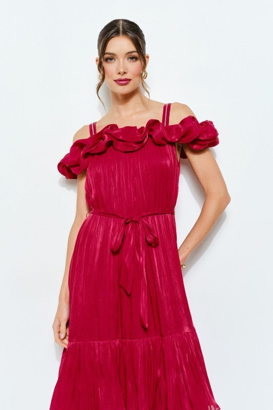 VESTIDO GUINDA