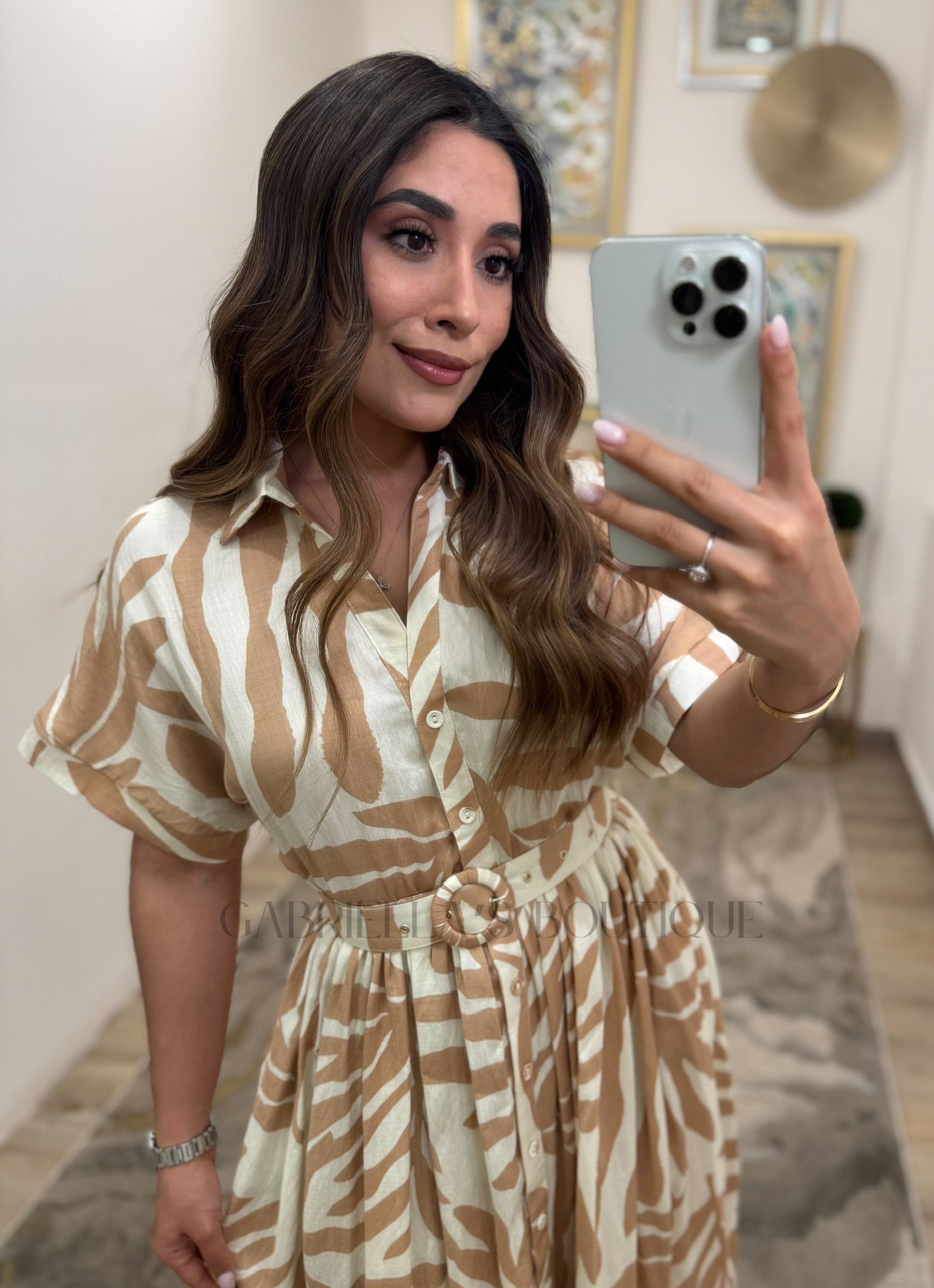 Vestido con Cafe