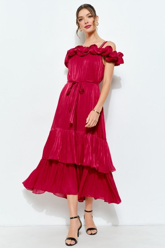 VESTIDO GUINDA