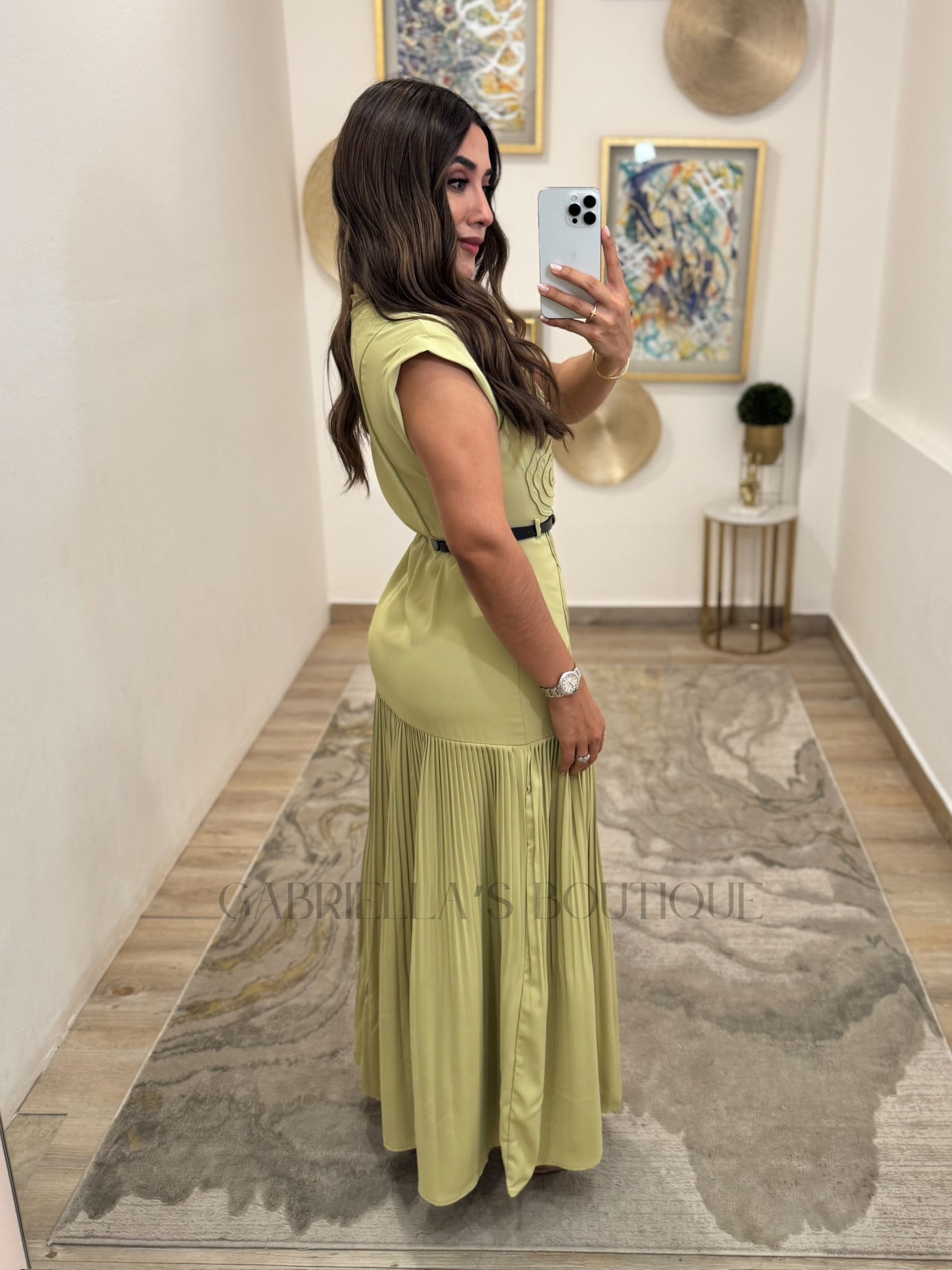 VESTIDO VERDE