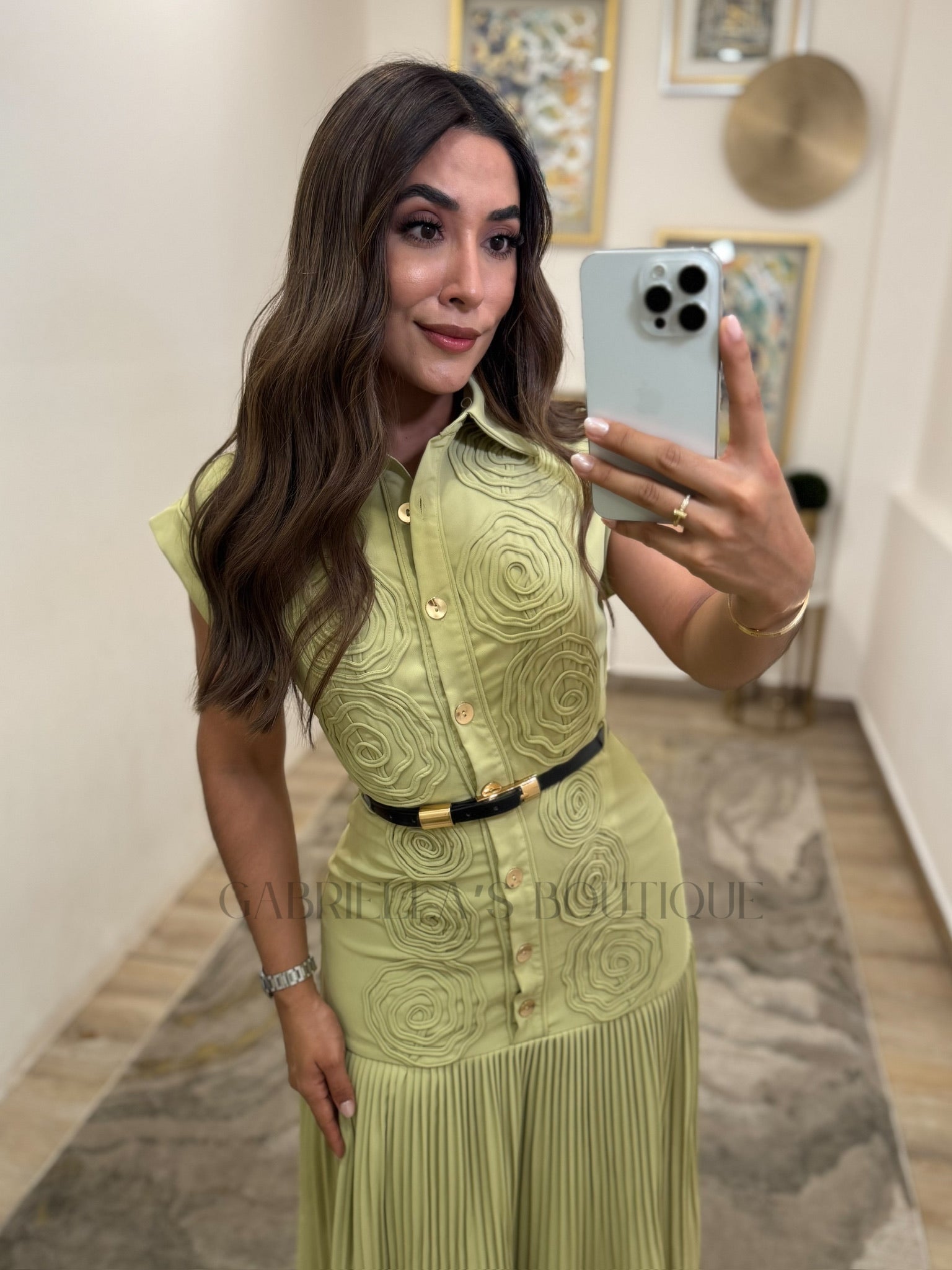VESTIDO VERDE