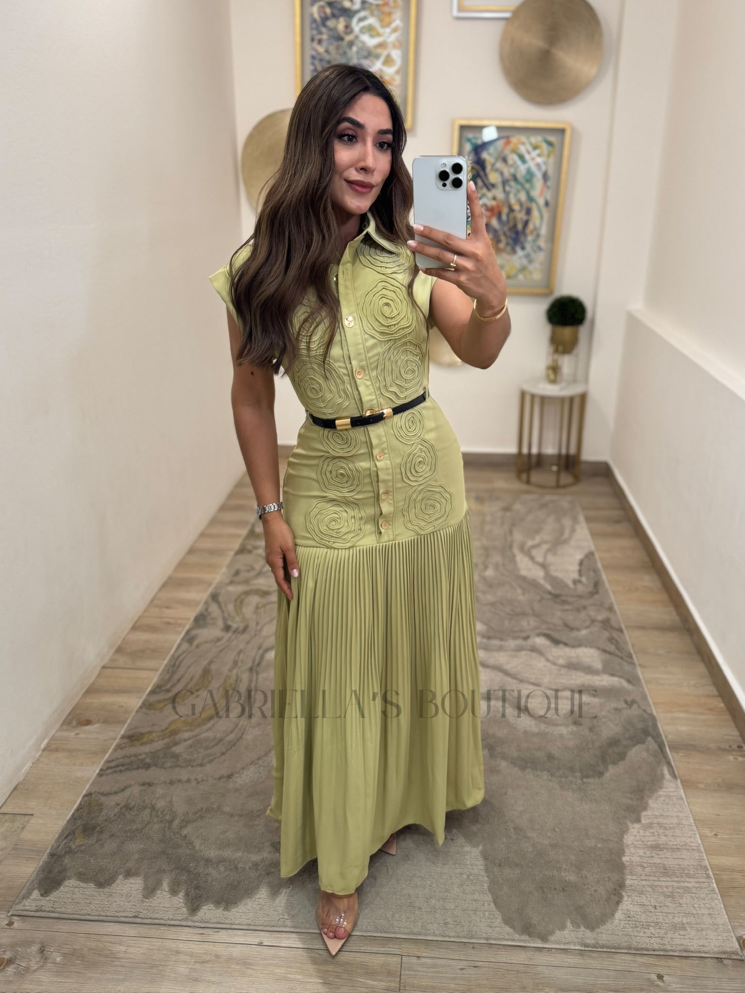 VESTIDO VERDE