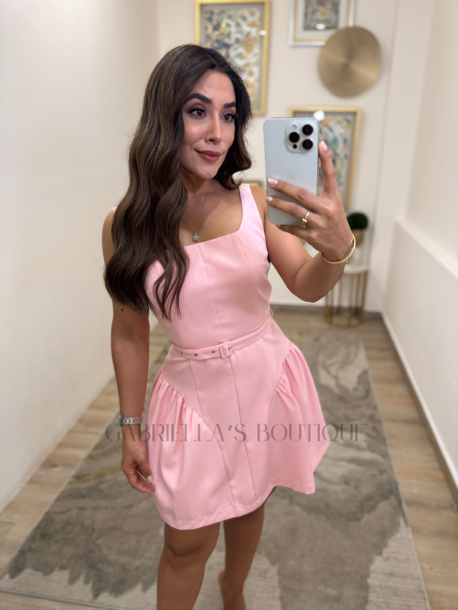 VESTIDO ROSA