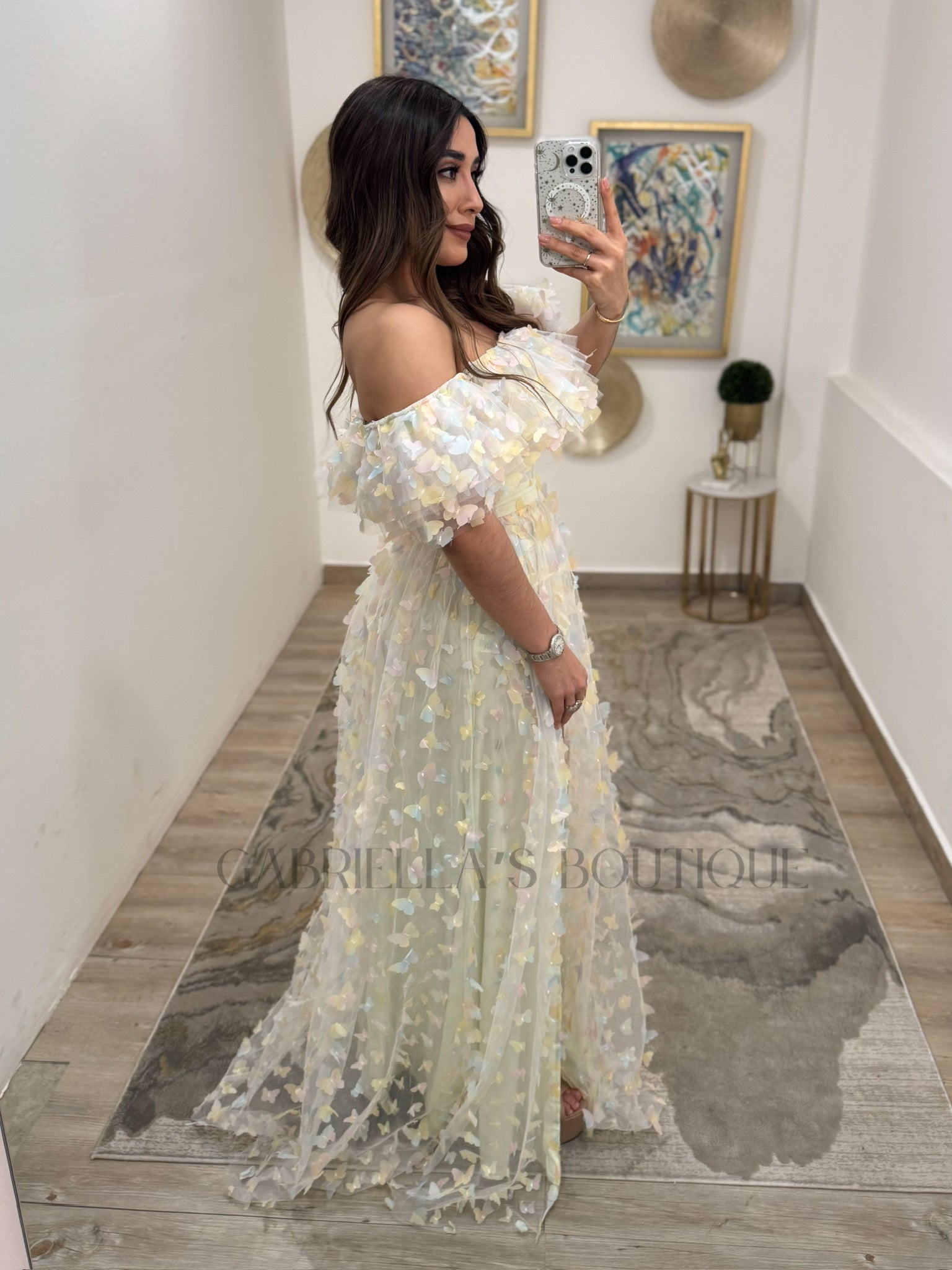Vestido con mariposas
