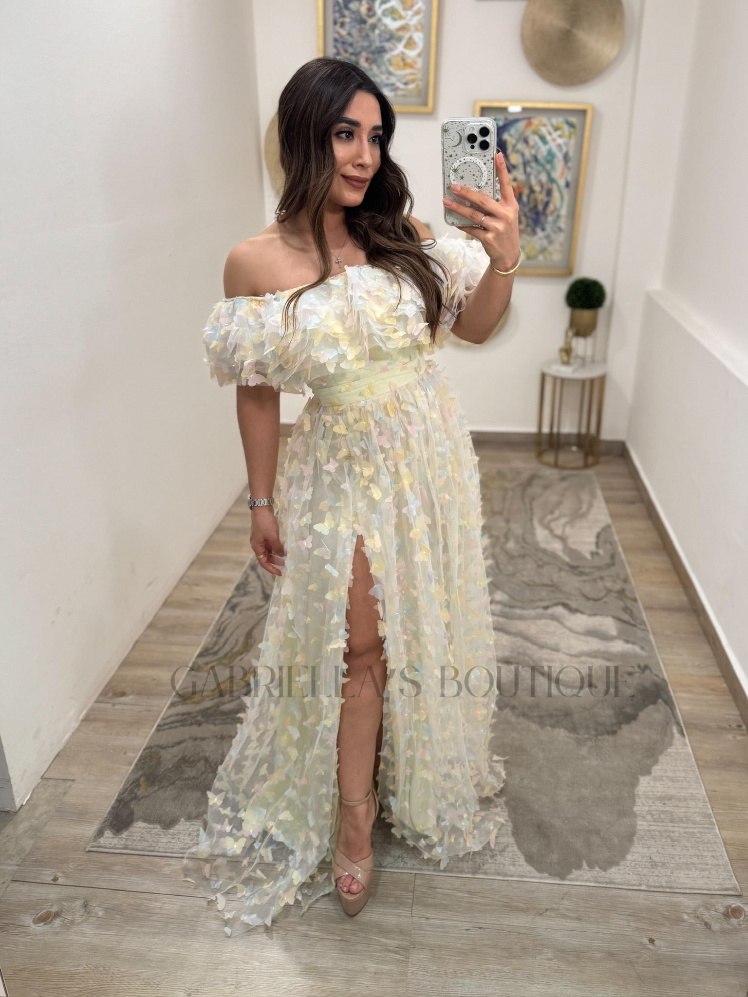 Vestido con mariposas