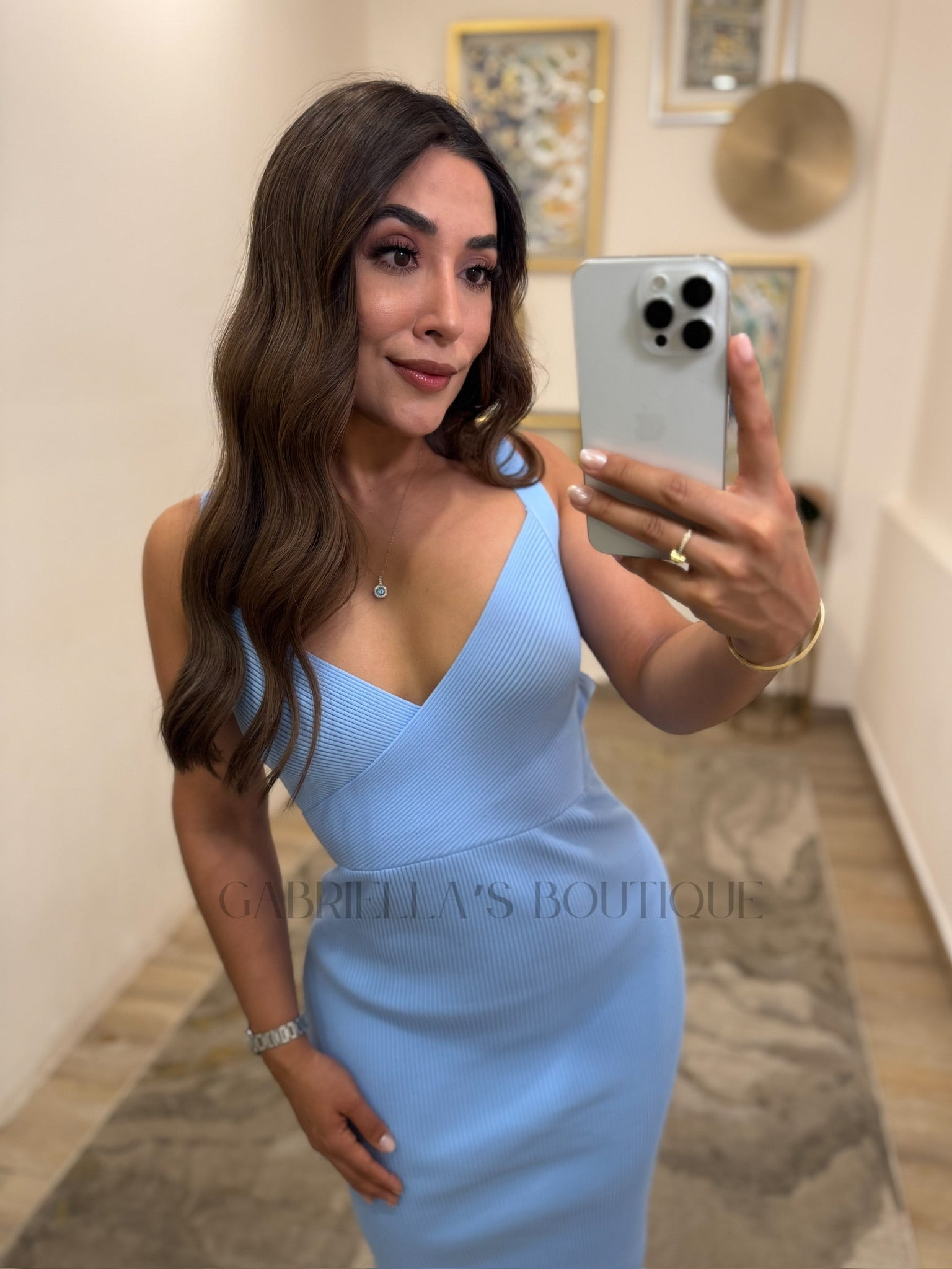 VESTIDO AZUL