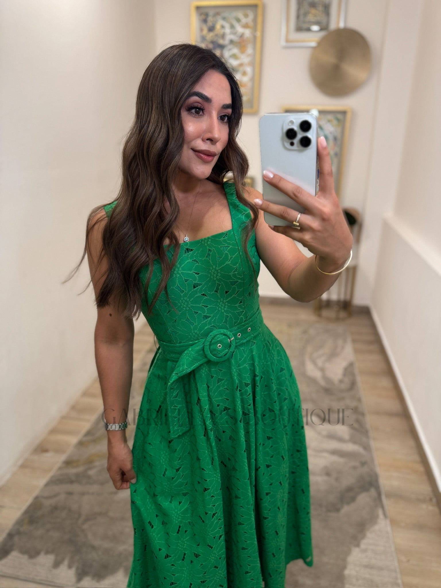 VESTIDO VERDE