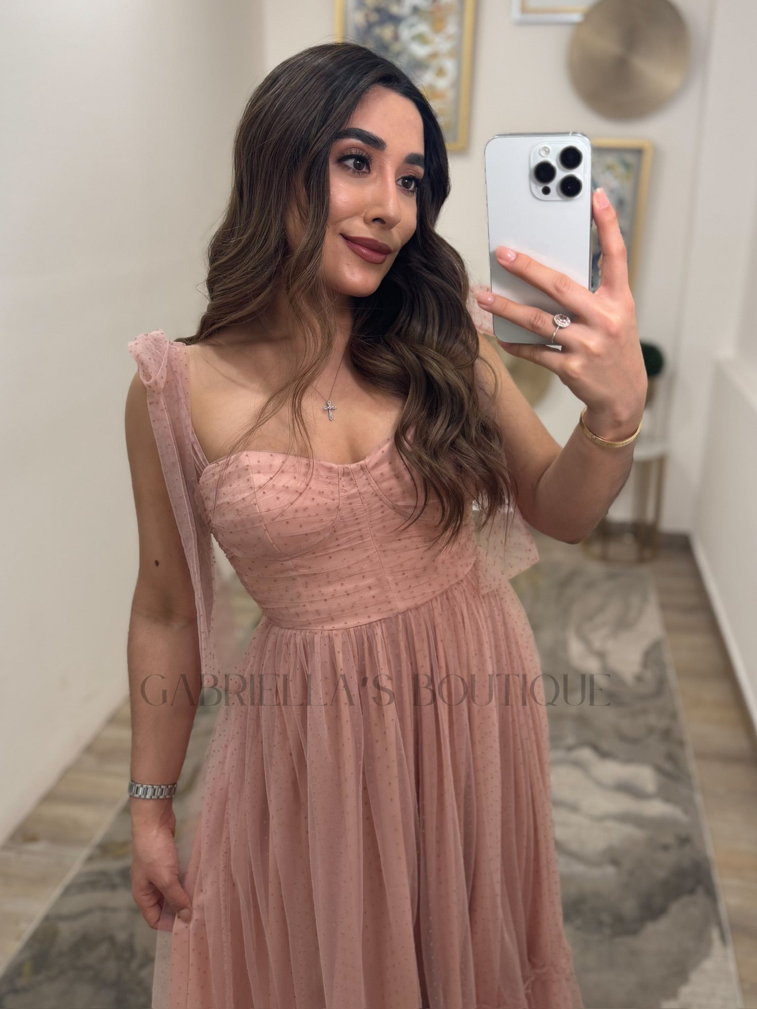 Vestido rosita claro