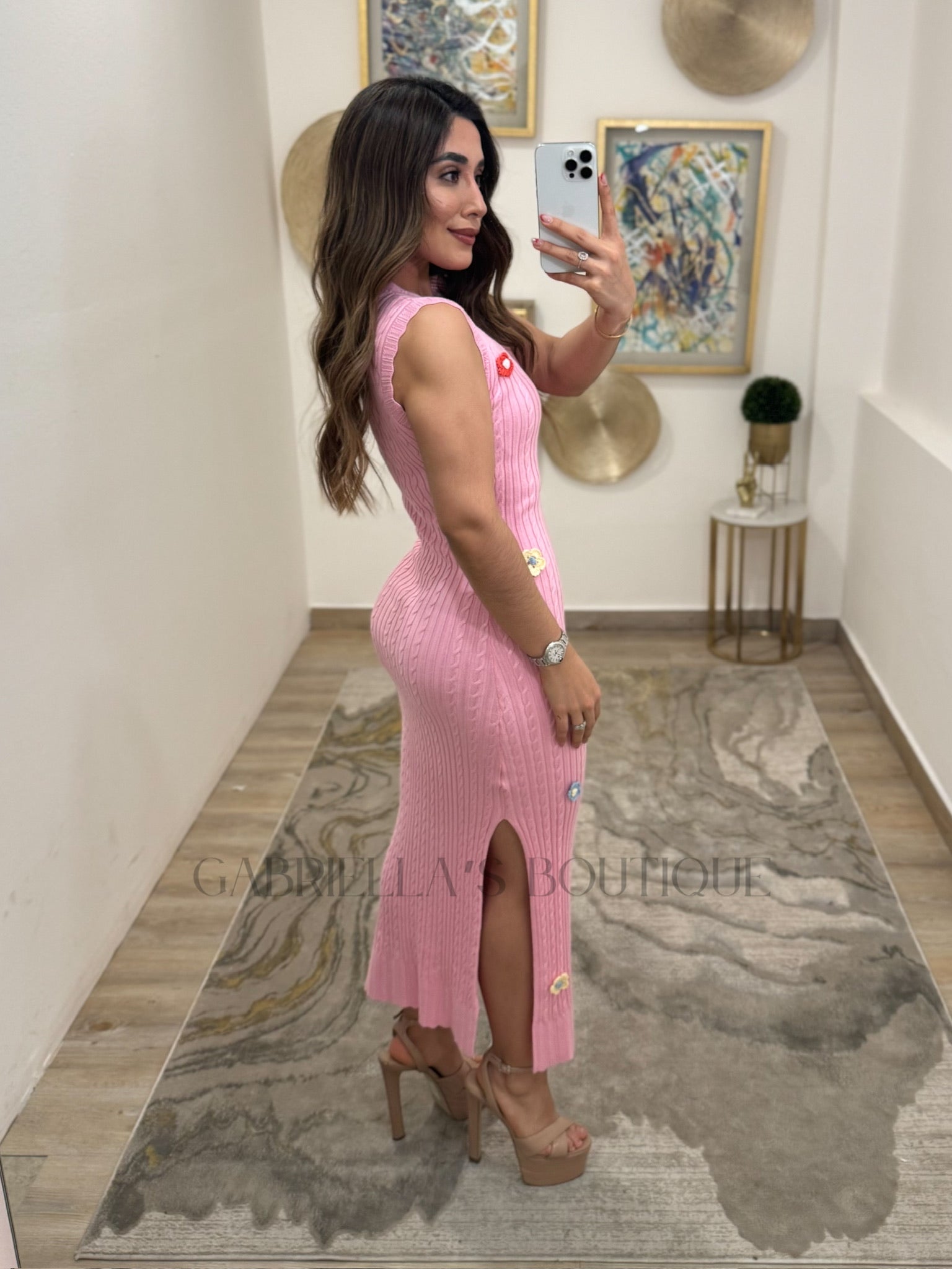 Vestido rosa