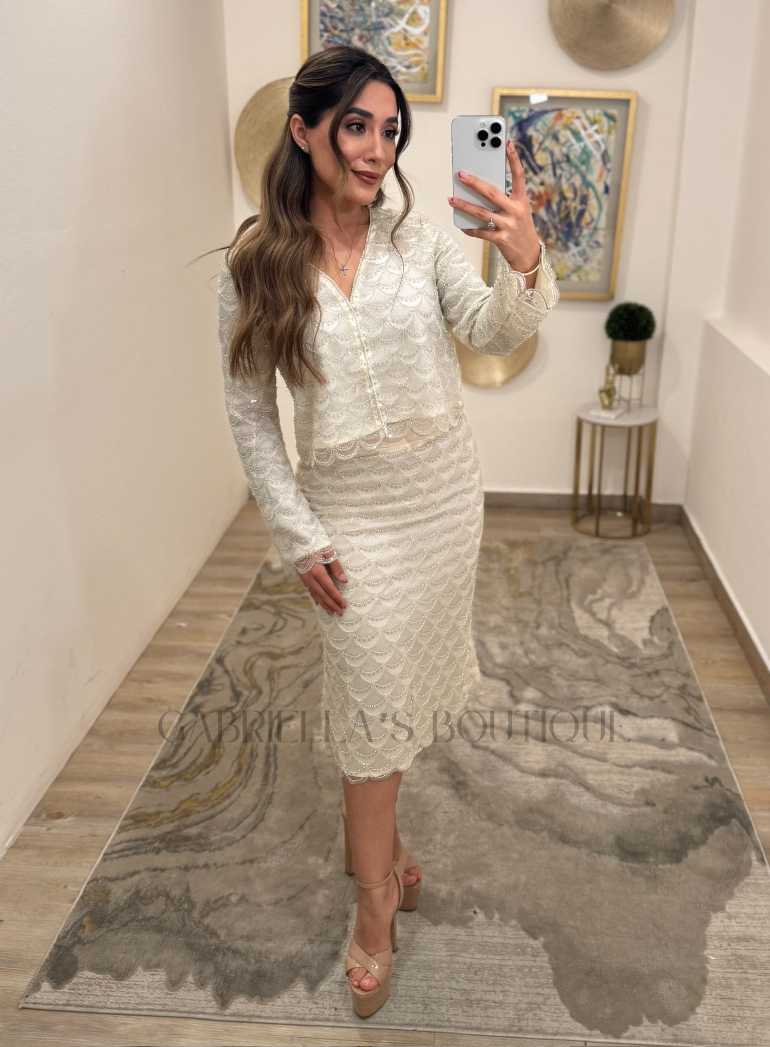 Conjunto beige