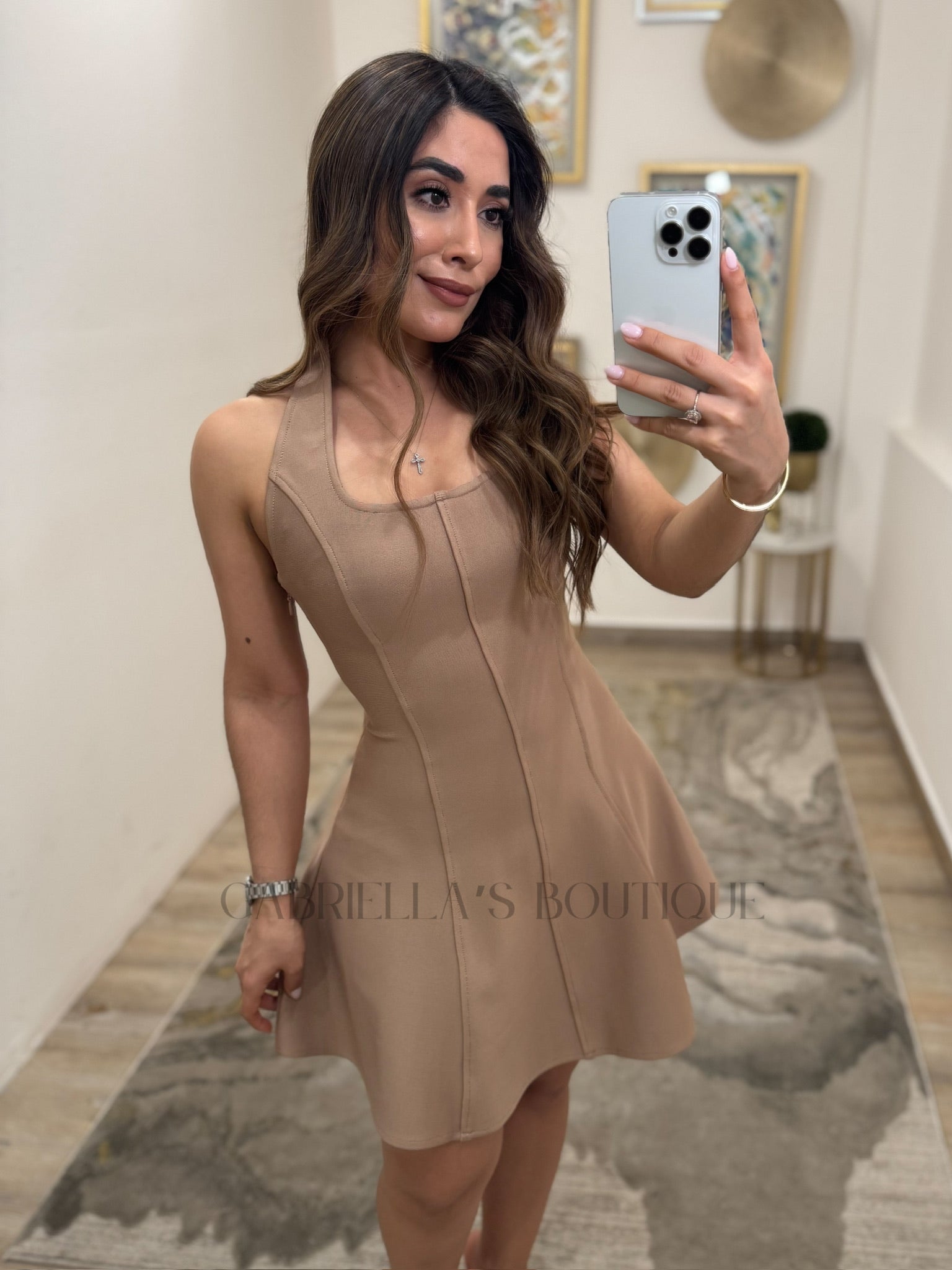 Vestido Café