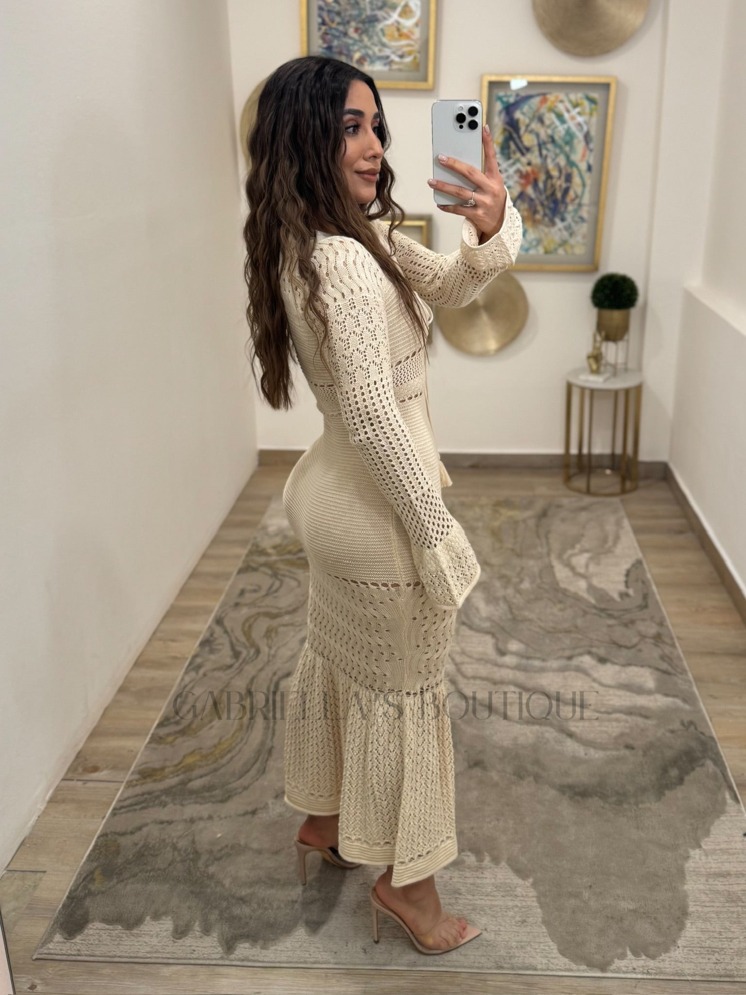 VESTIDO BEIGE