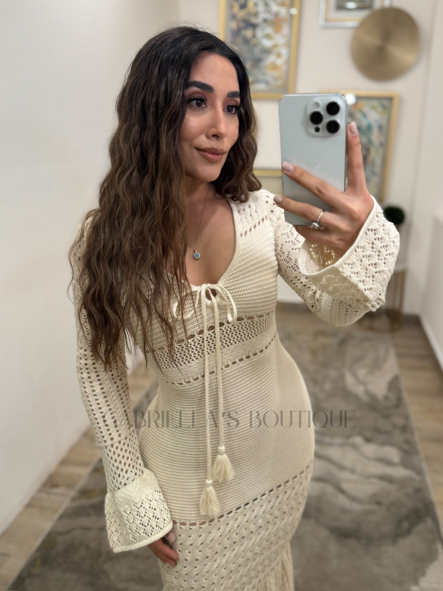 VESTIDO BEIGE
