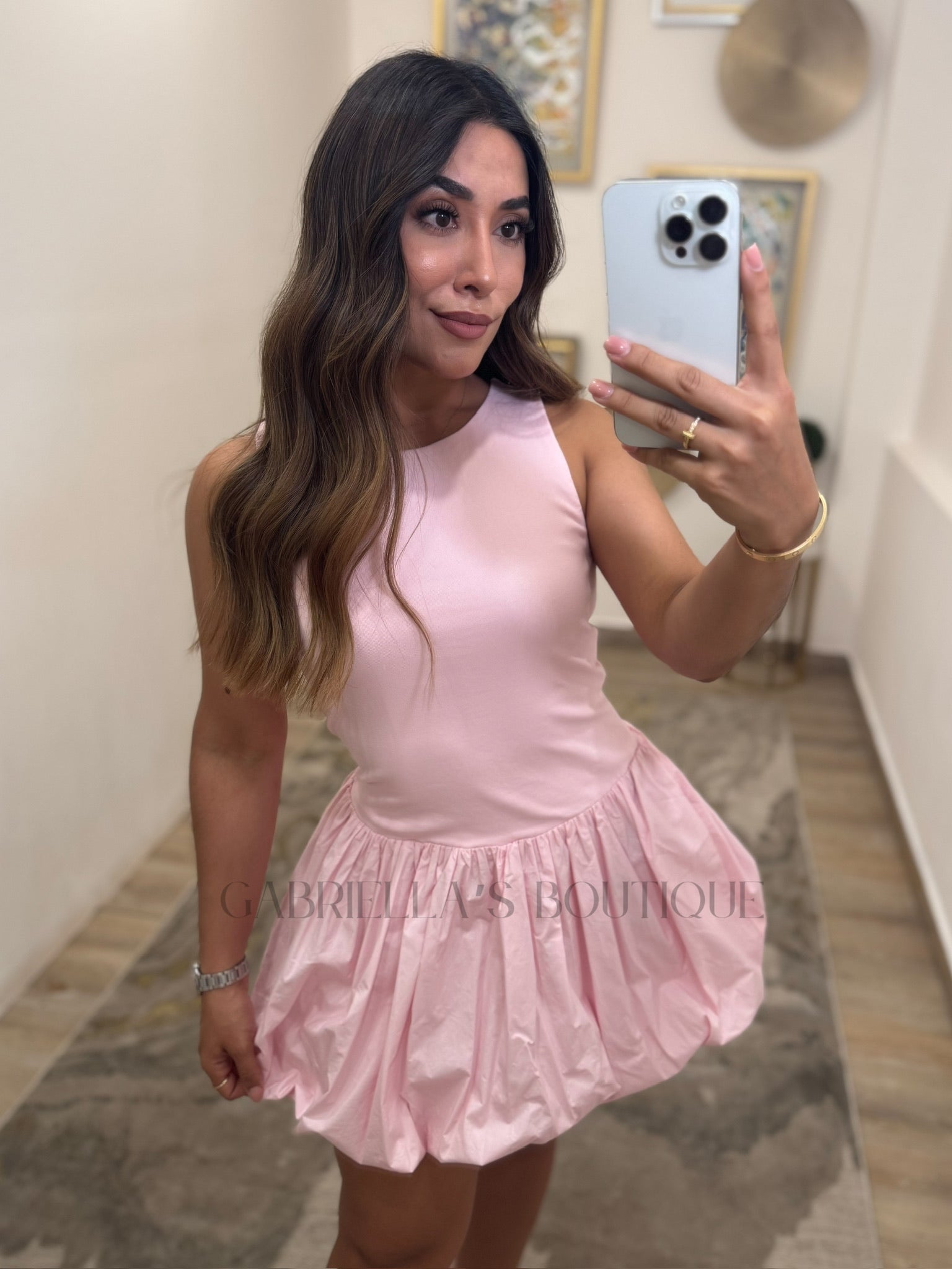 VESTIDO ROSA