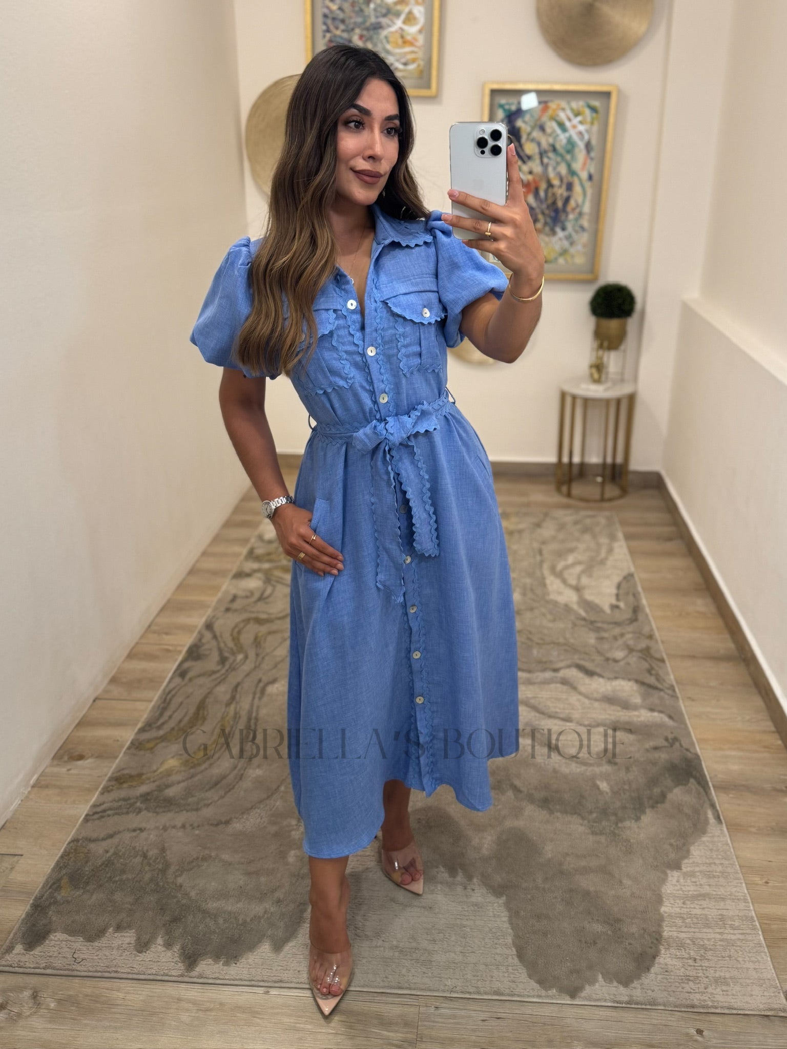 VESTIDO AZUL