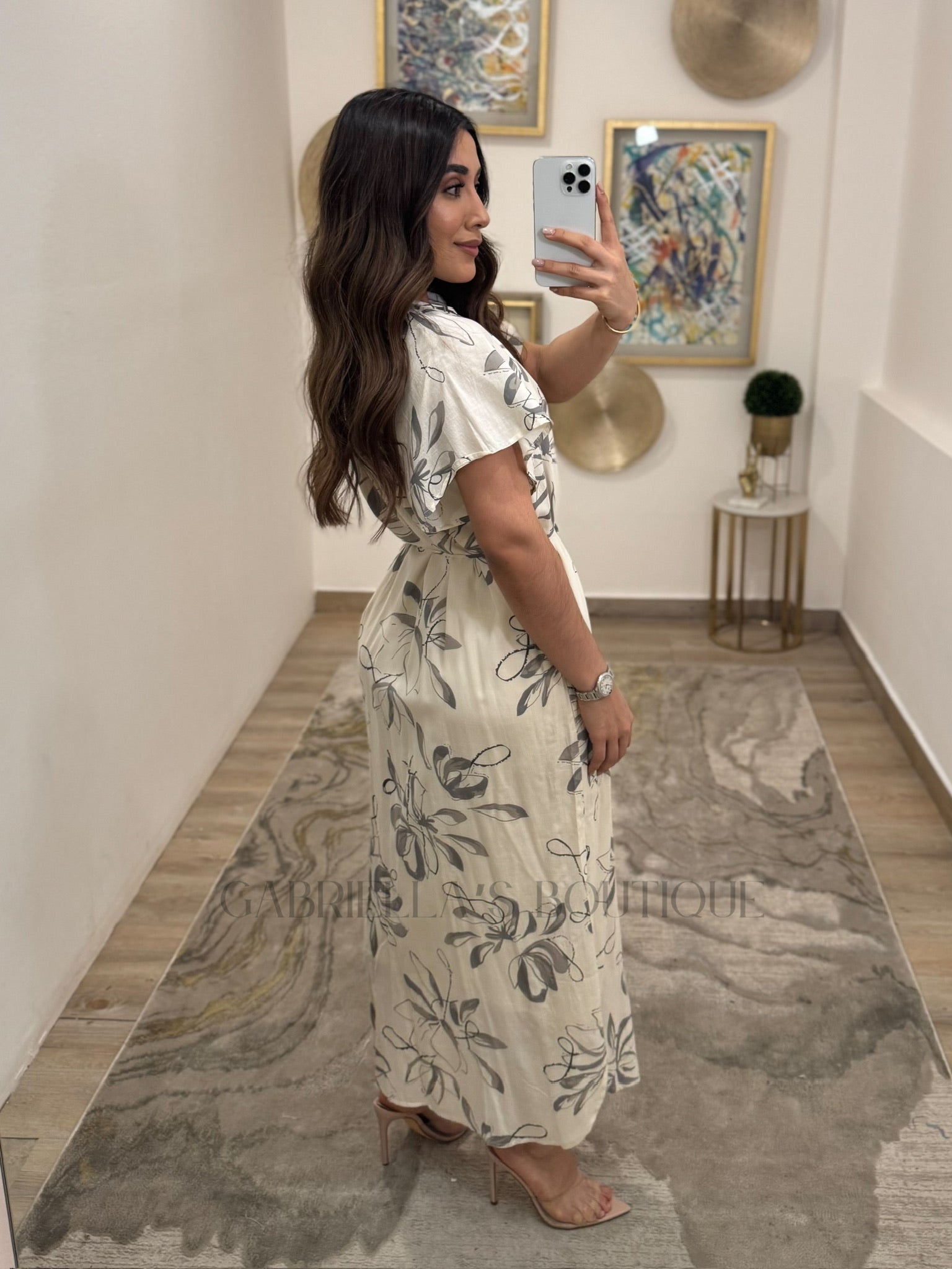 Vestido Beige