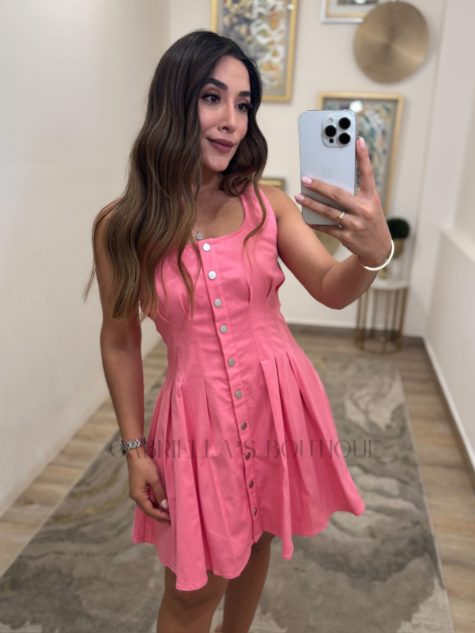 VESTIDO ROSA