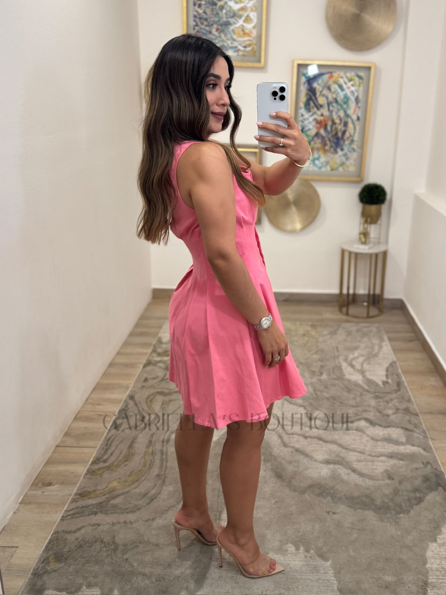 VESTIDO ROSA