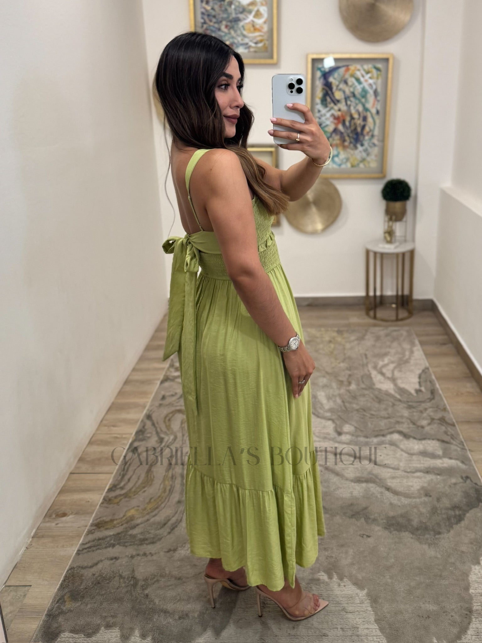 VESTIDO VERDE