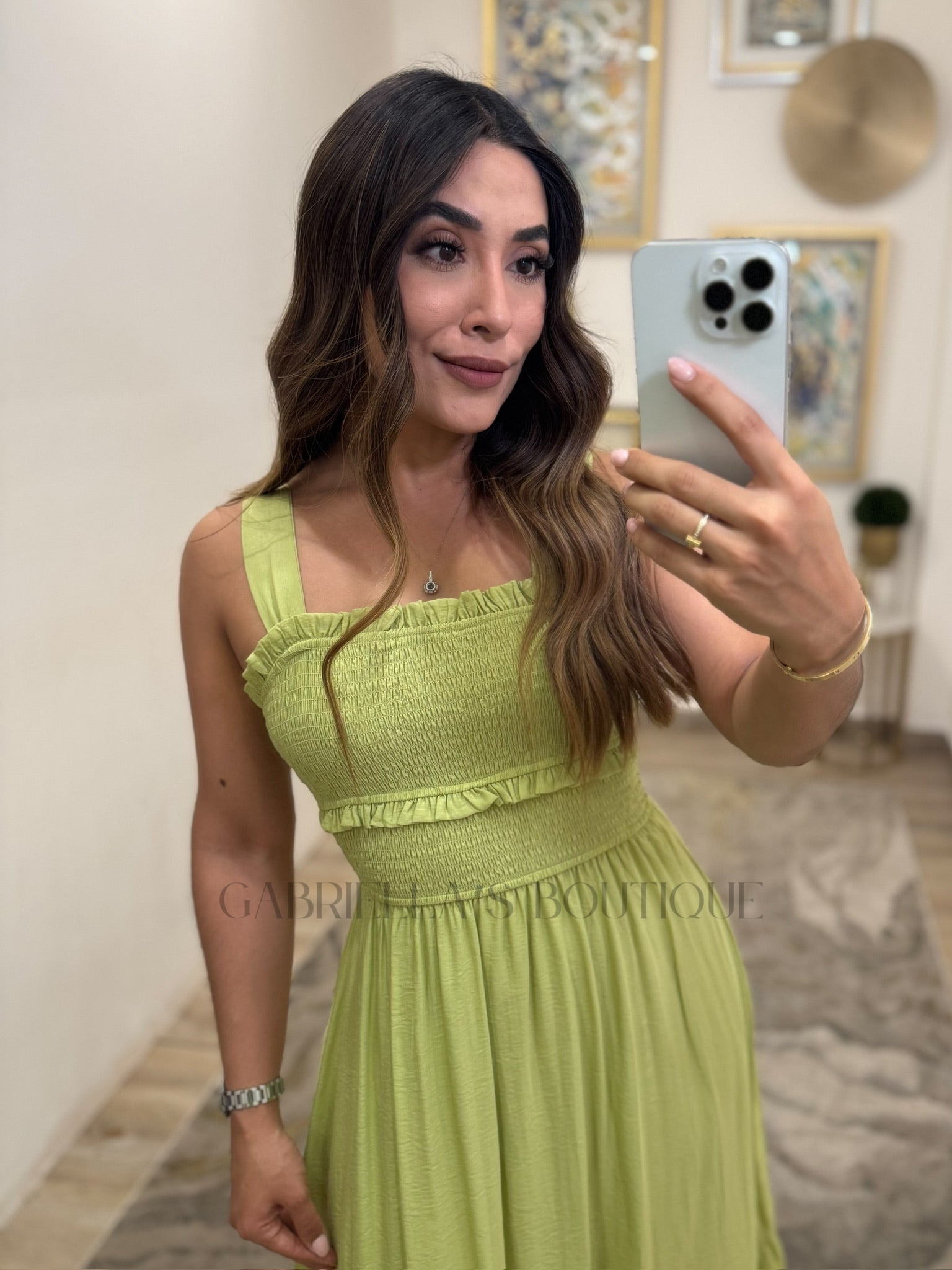 VESTIDO VERDE
