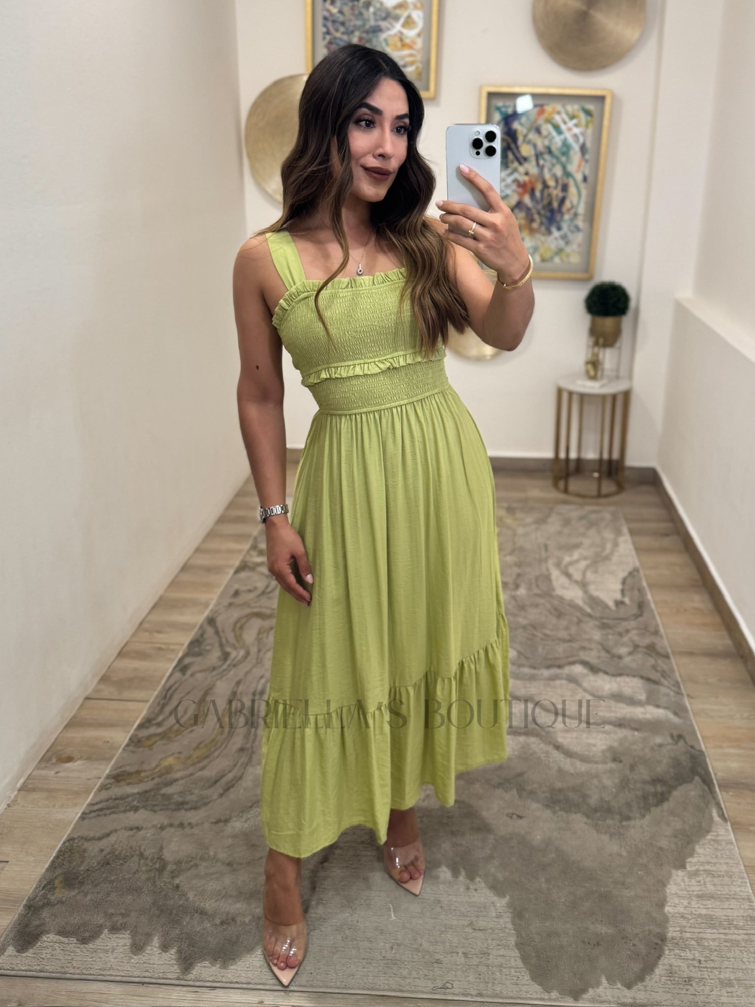 VESTIDO VERDE