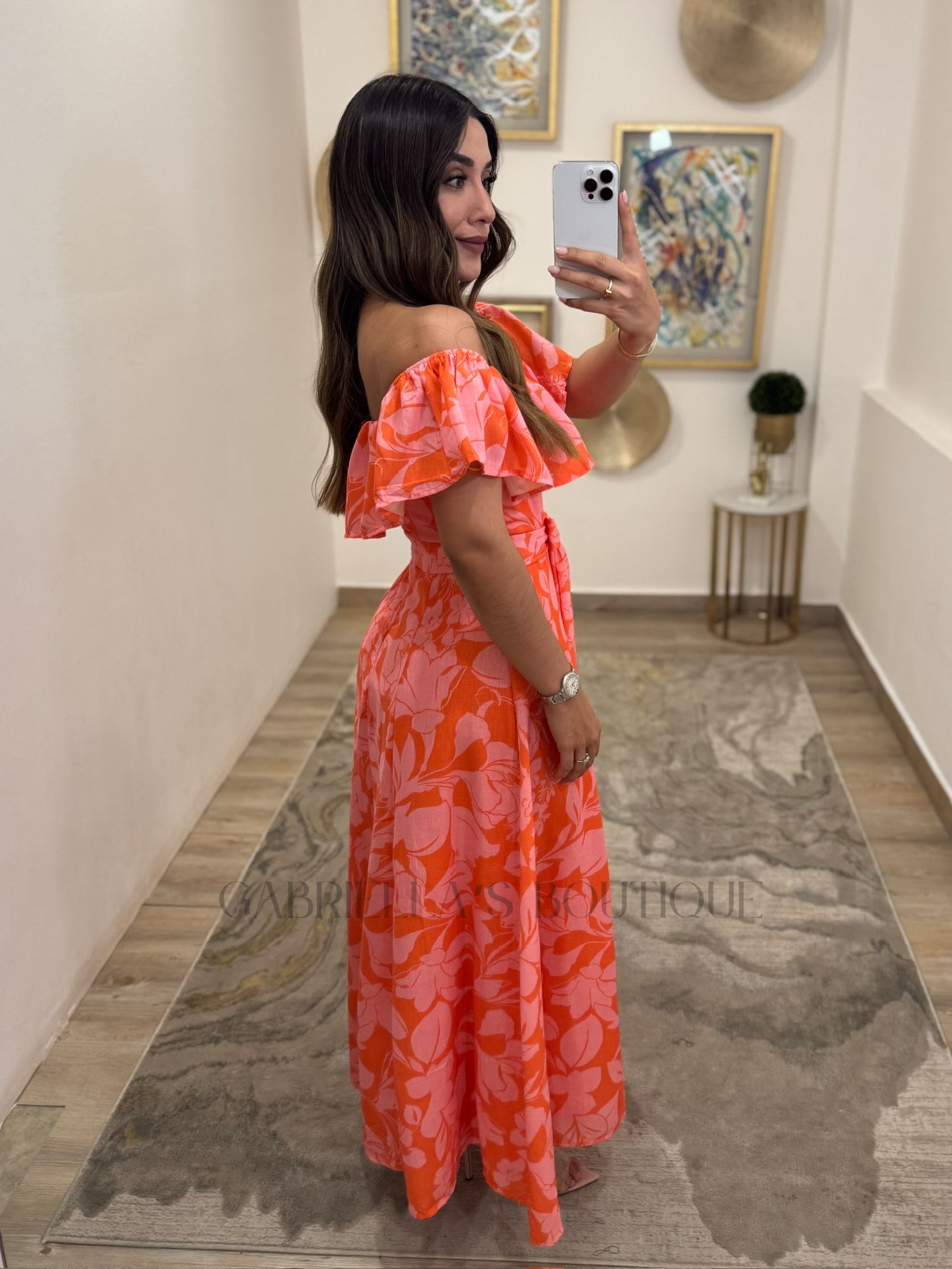 VESTIDO NARANJA