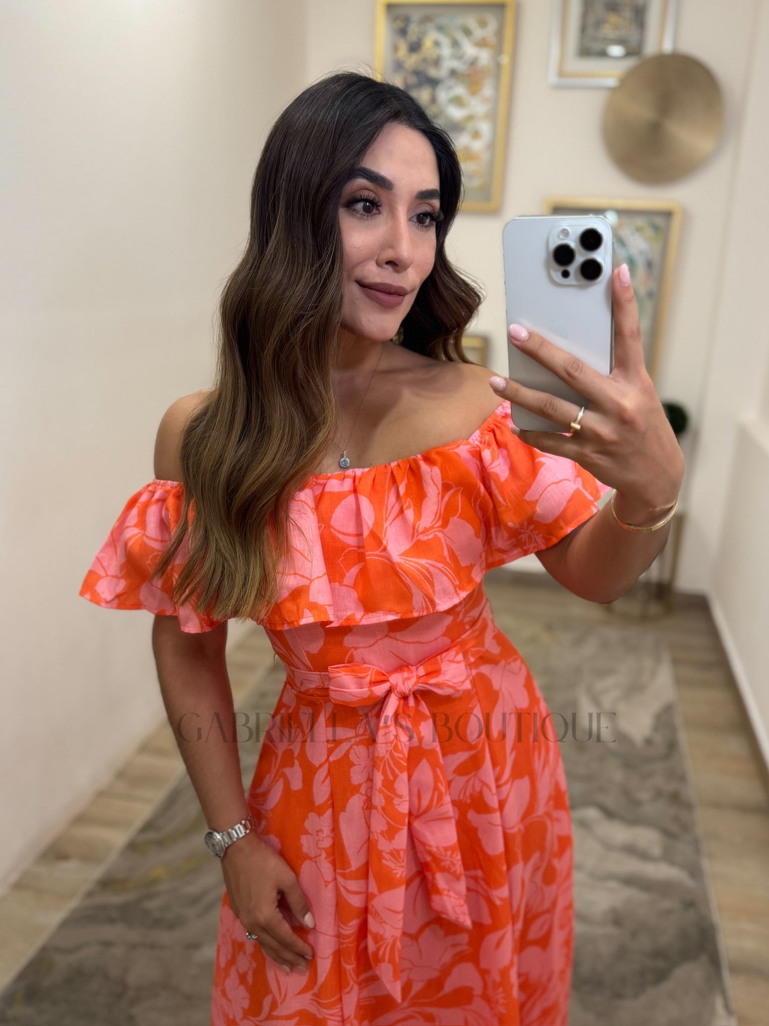 VESTIDO NARANJA