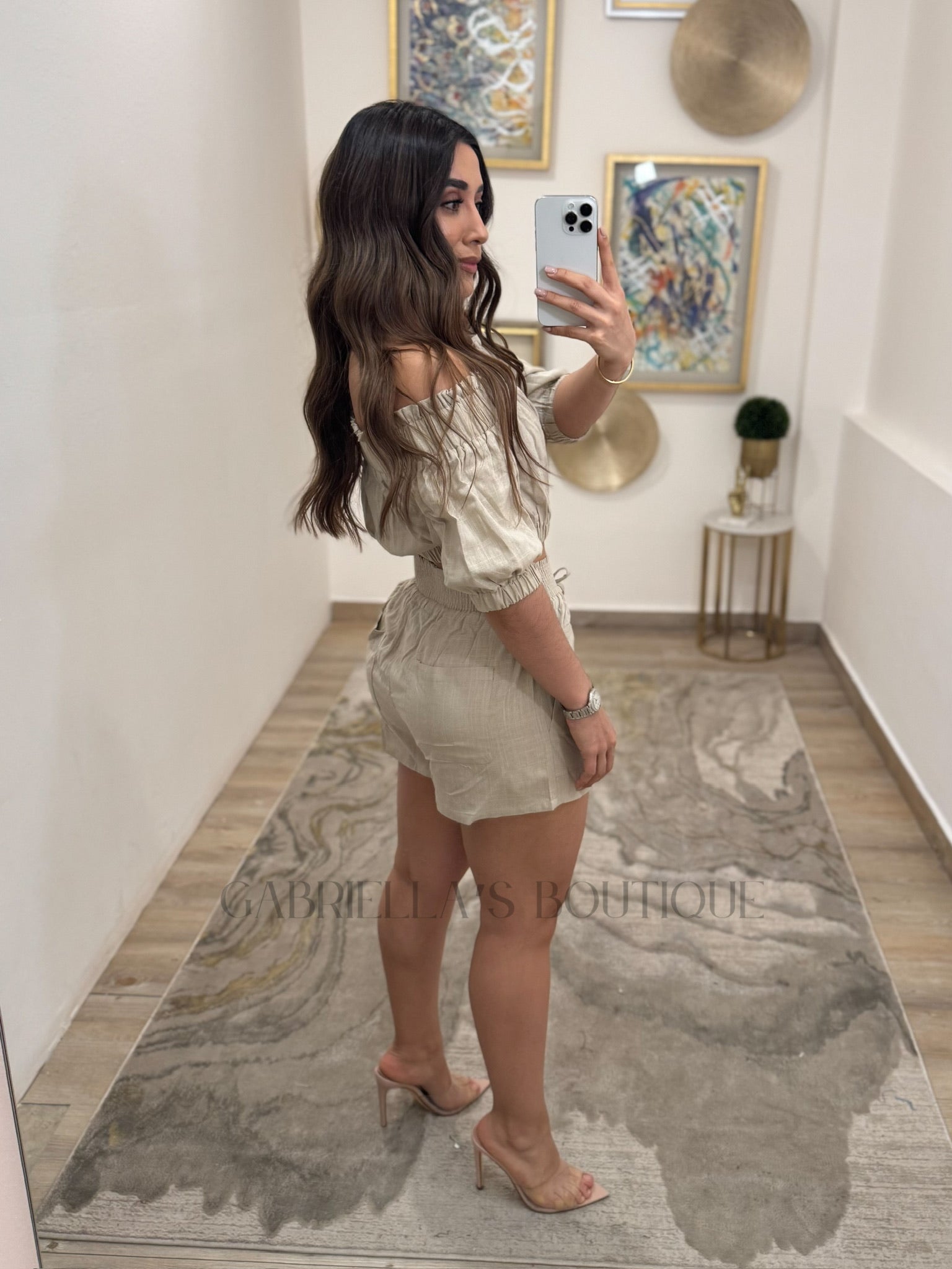 Conjunto beige