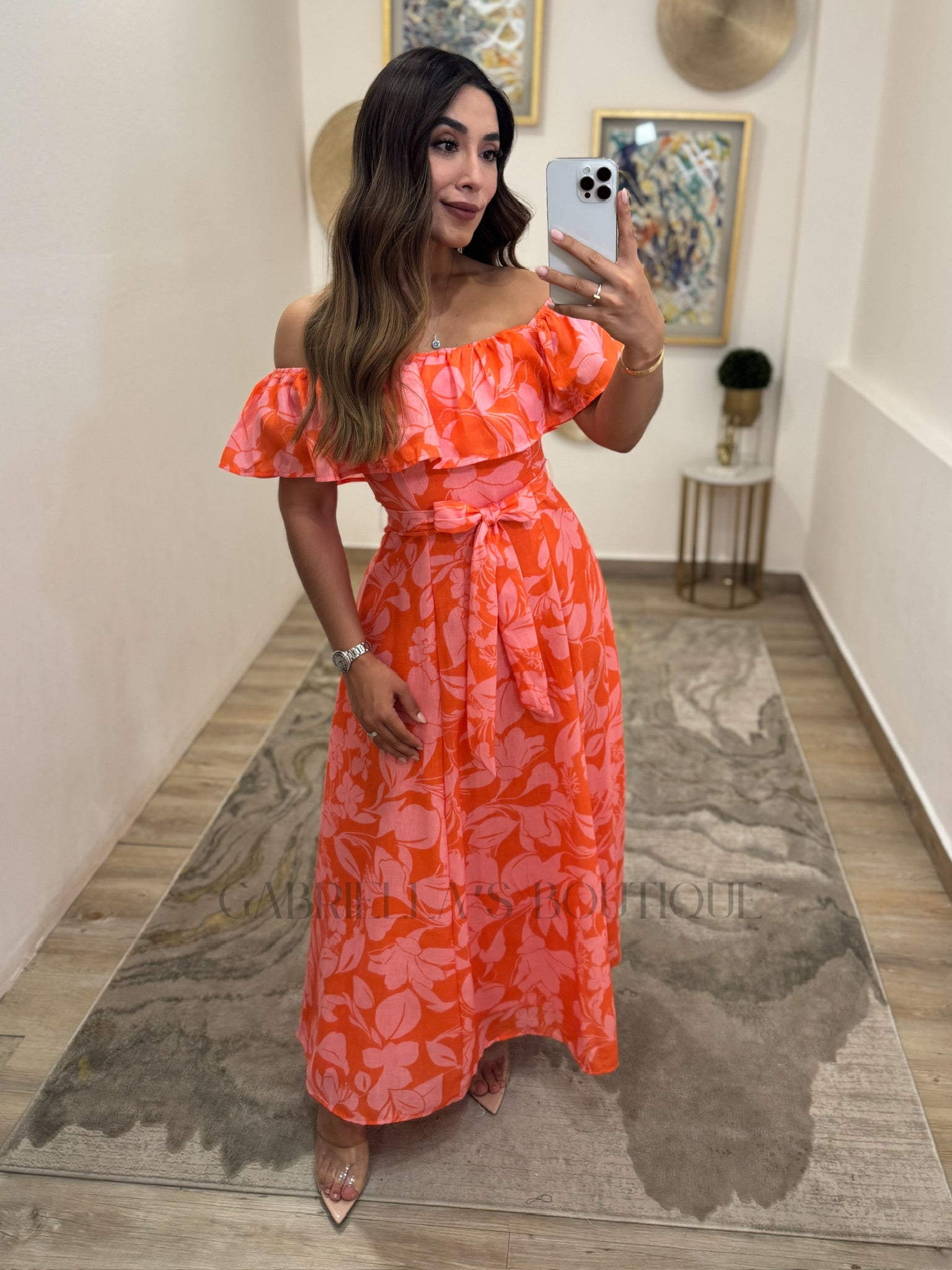 VESTIDO NARANJA
