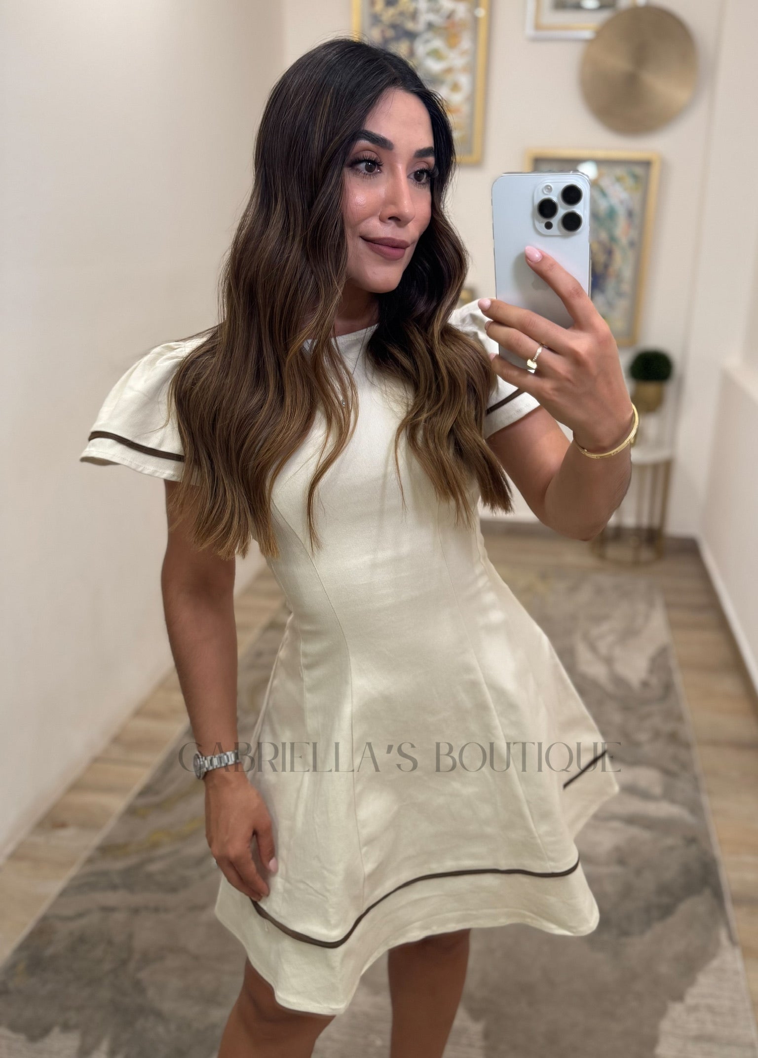 VESTIDO BEIGE