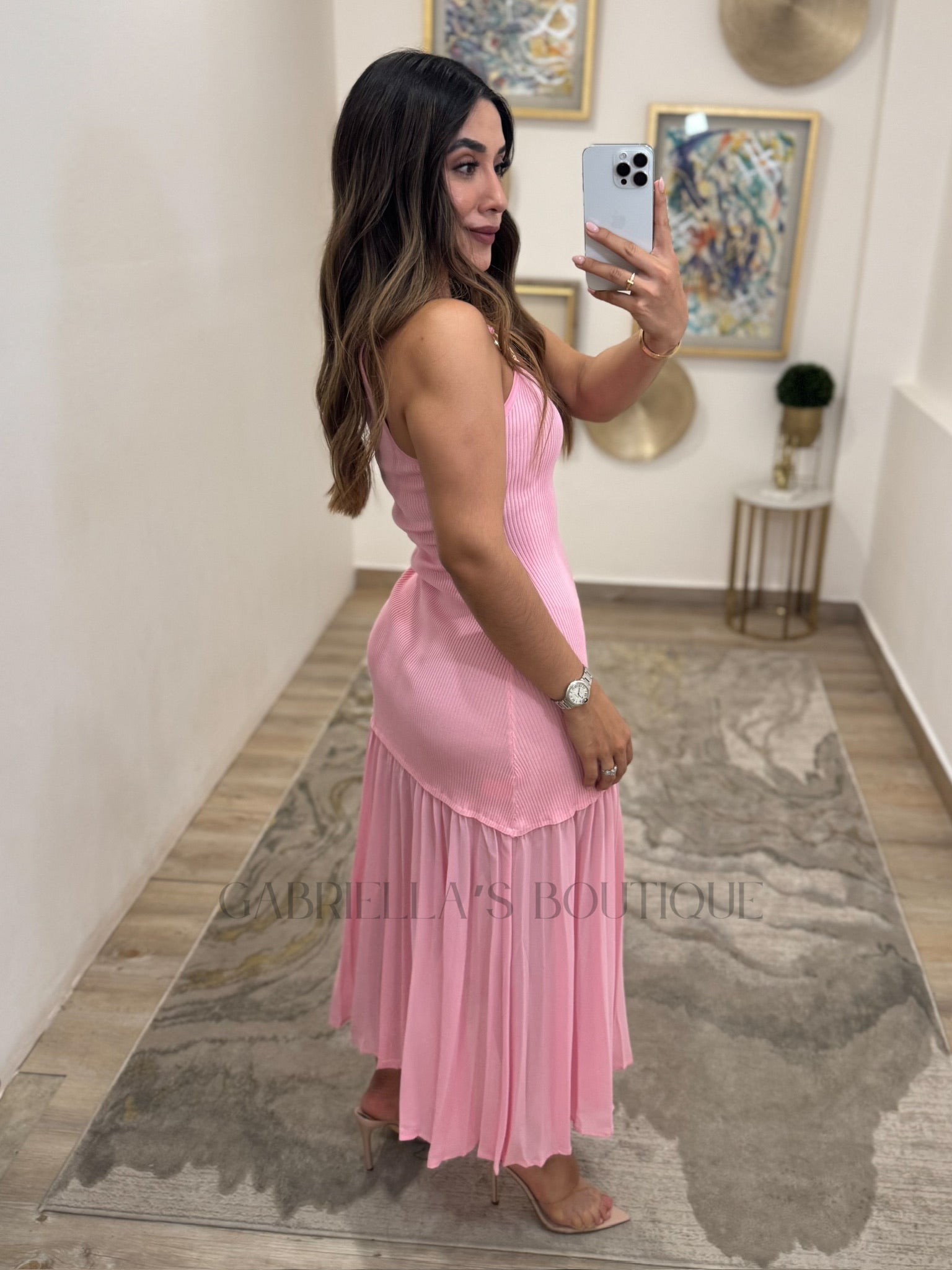 VESTIDO ROSA