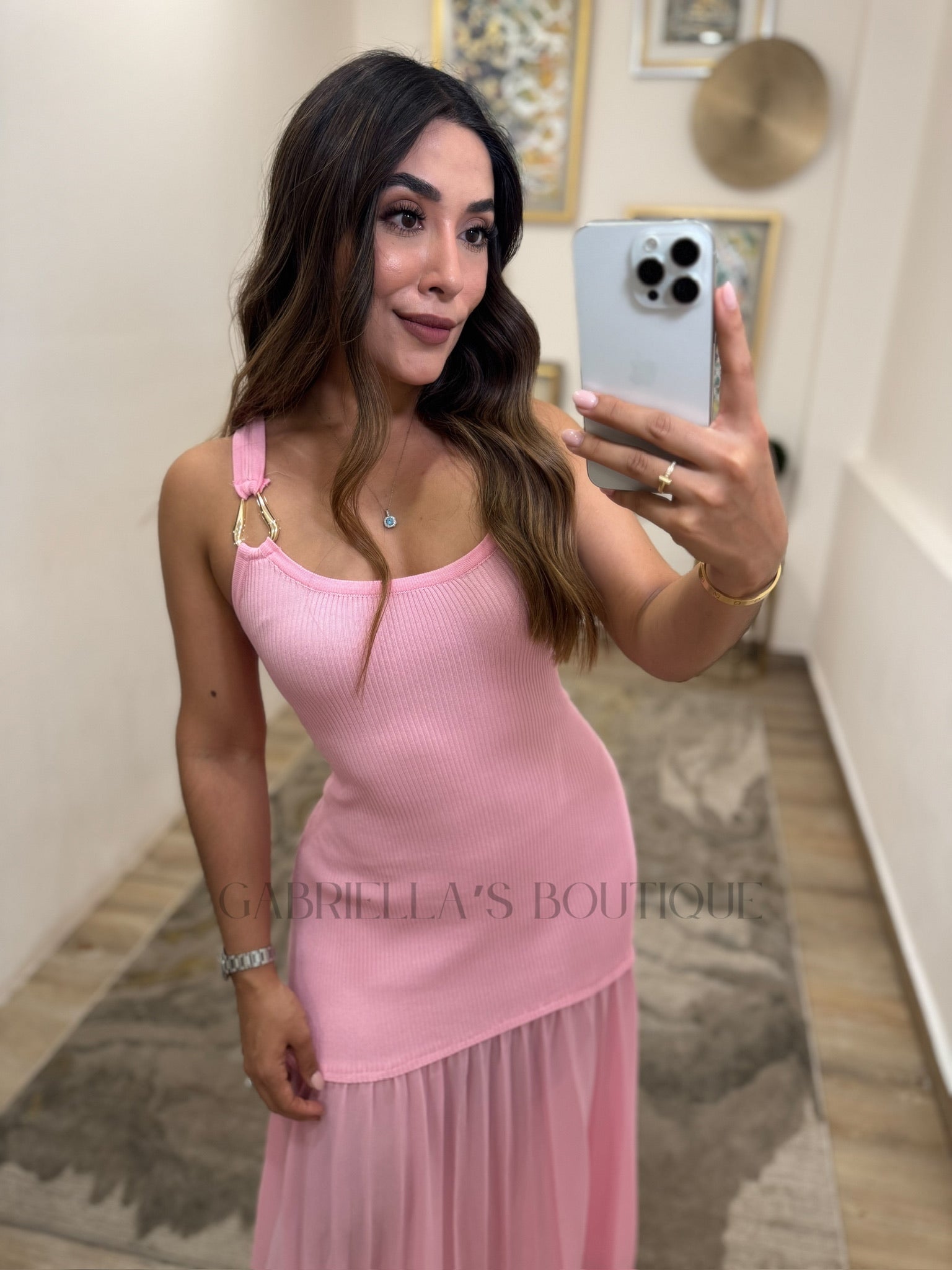 VESTIDO ROSA