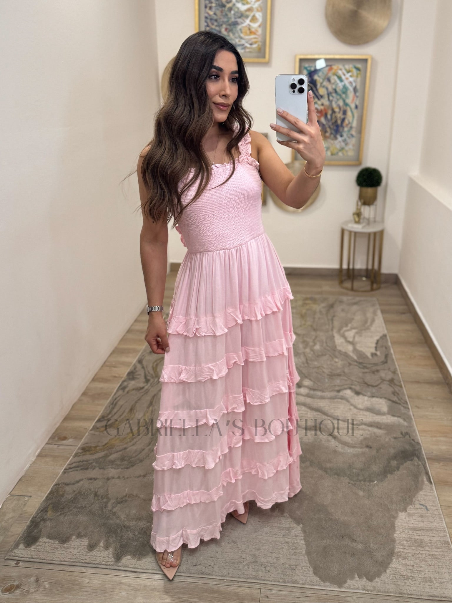 Vestido Rosa CLARO
