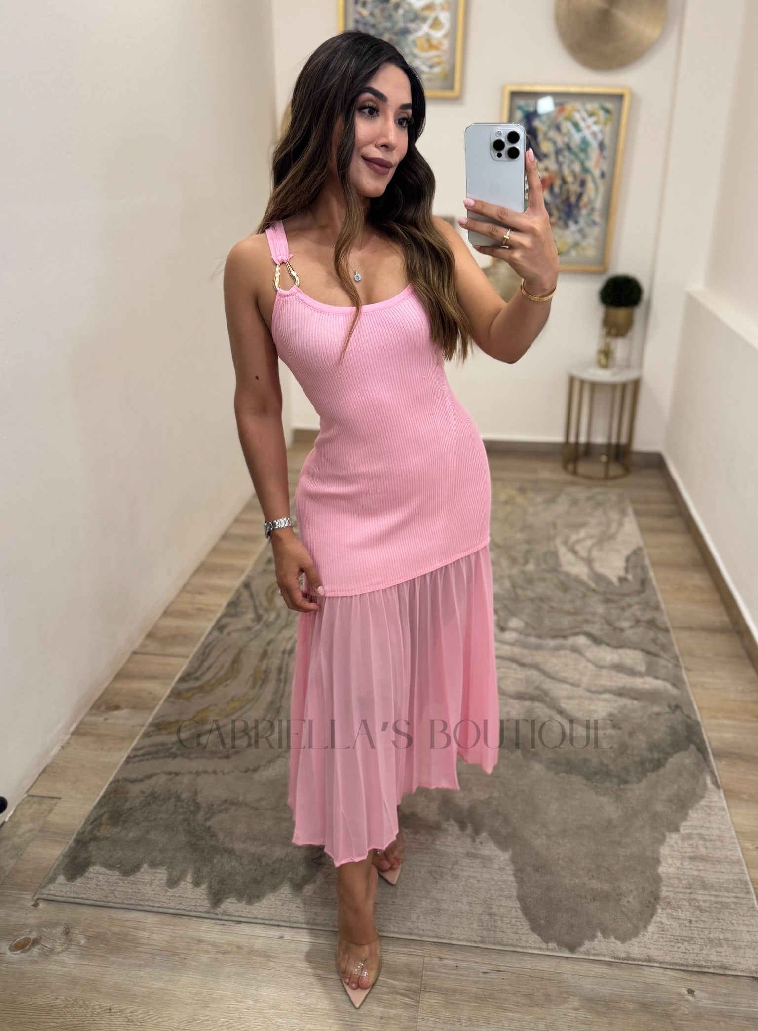 VESTIDO ROSA