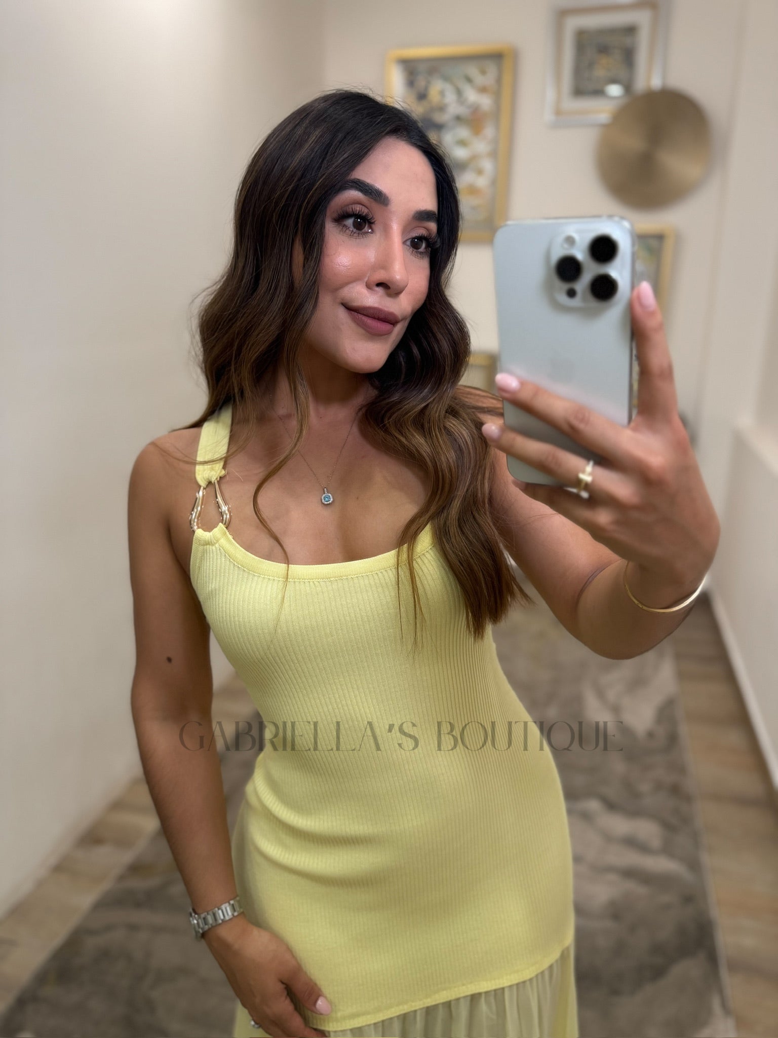 VESTIDO AMARILLO