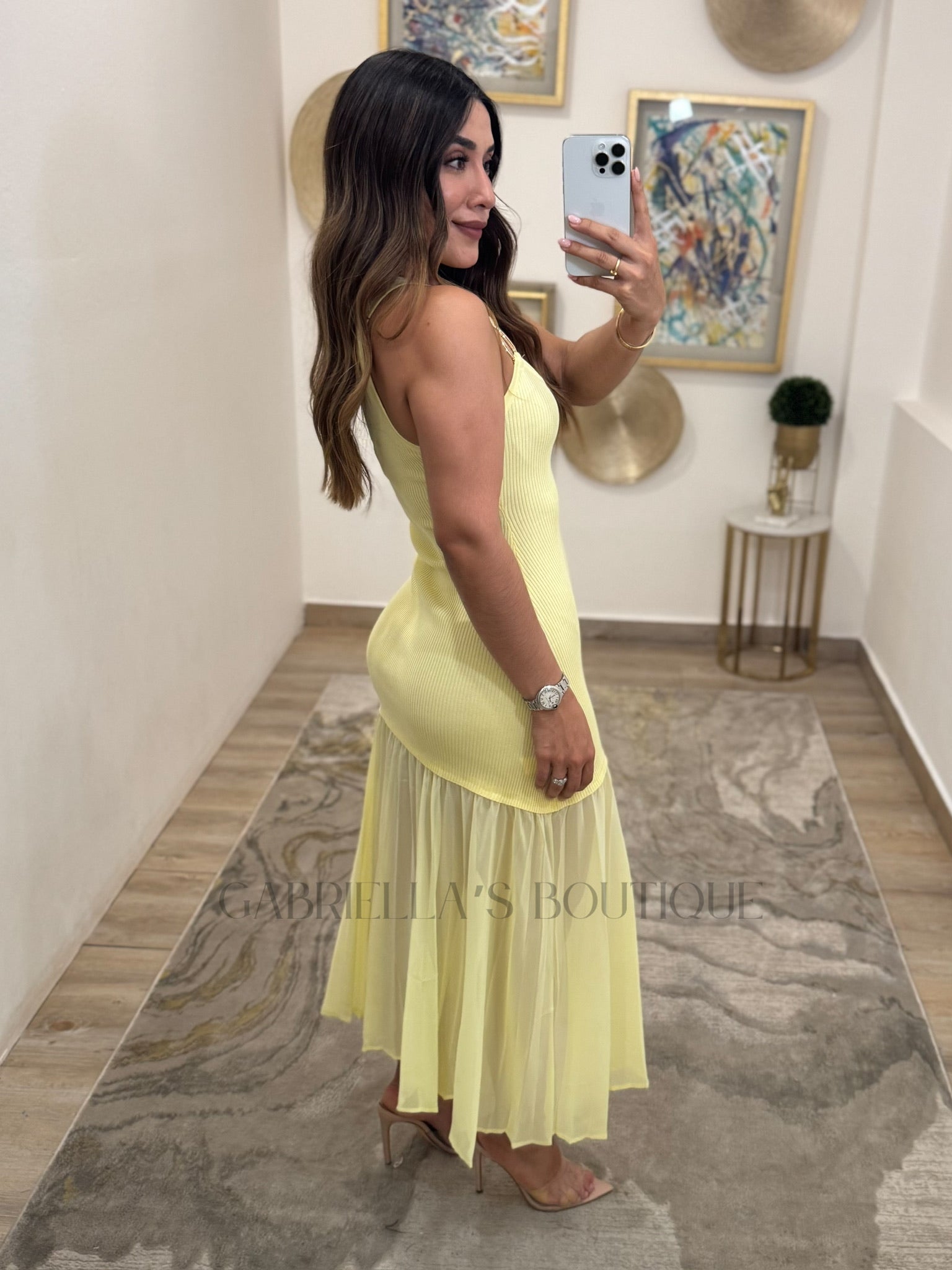 VESTIDO AMARILLO