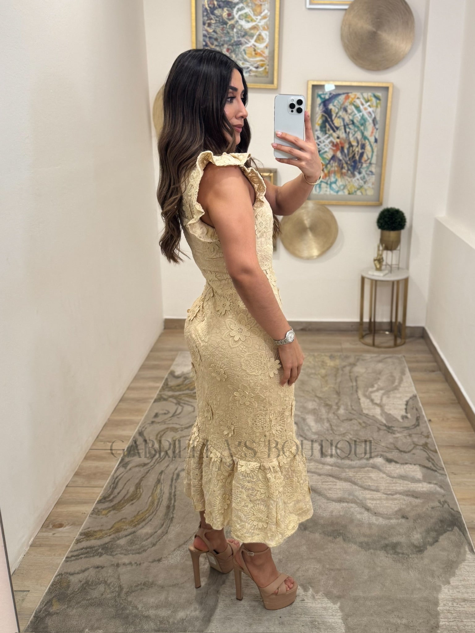 Vestido Beige
