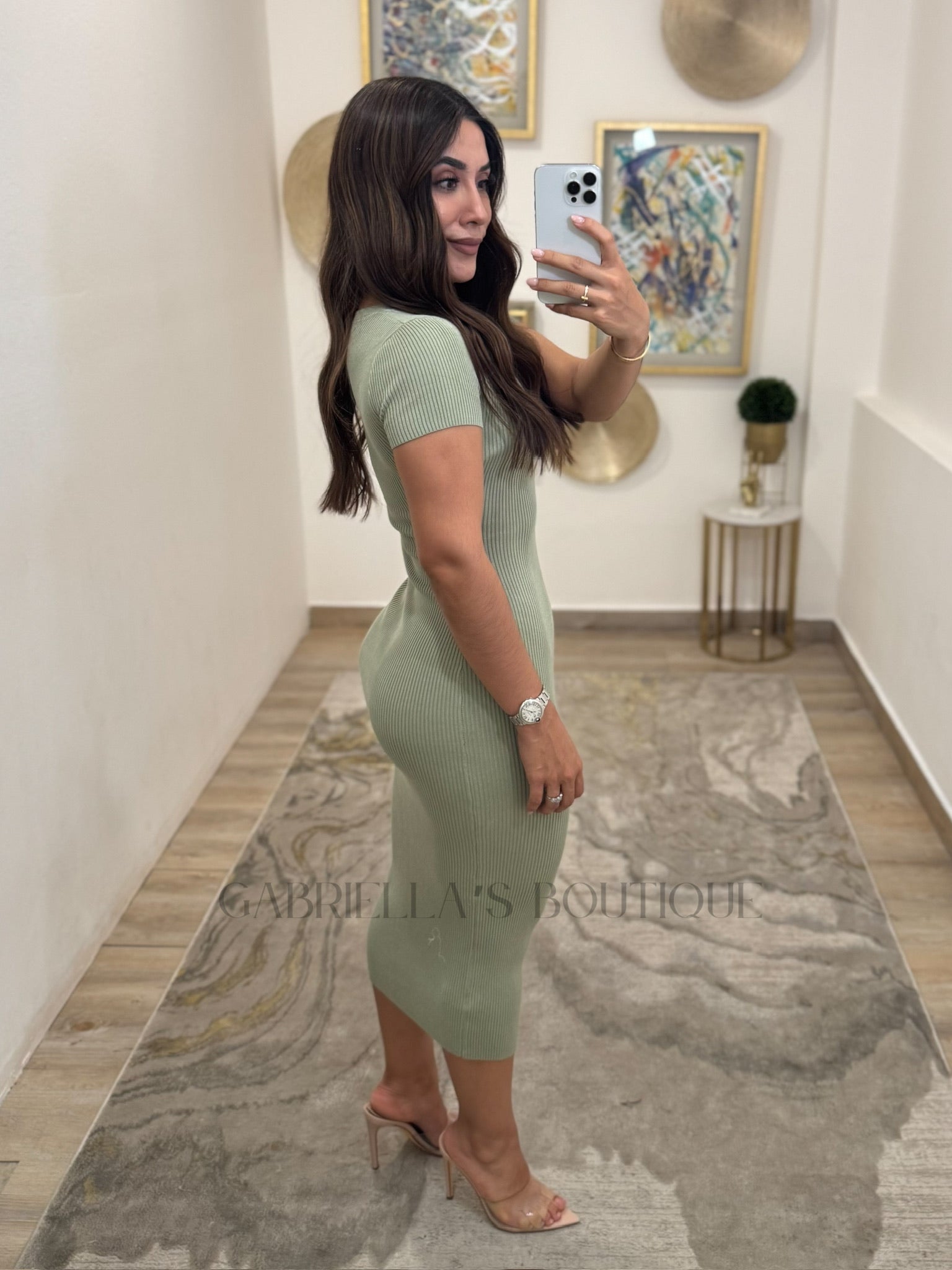 VESTIDO VERDE