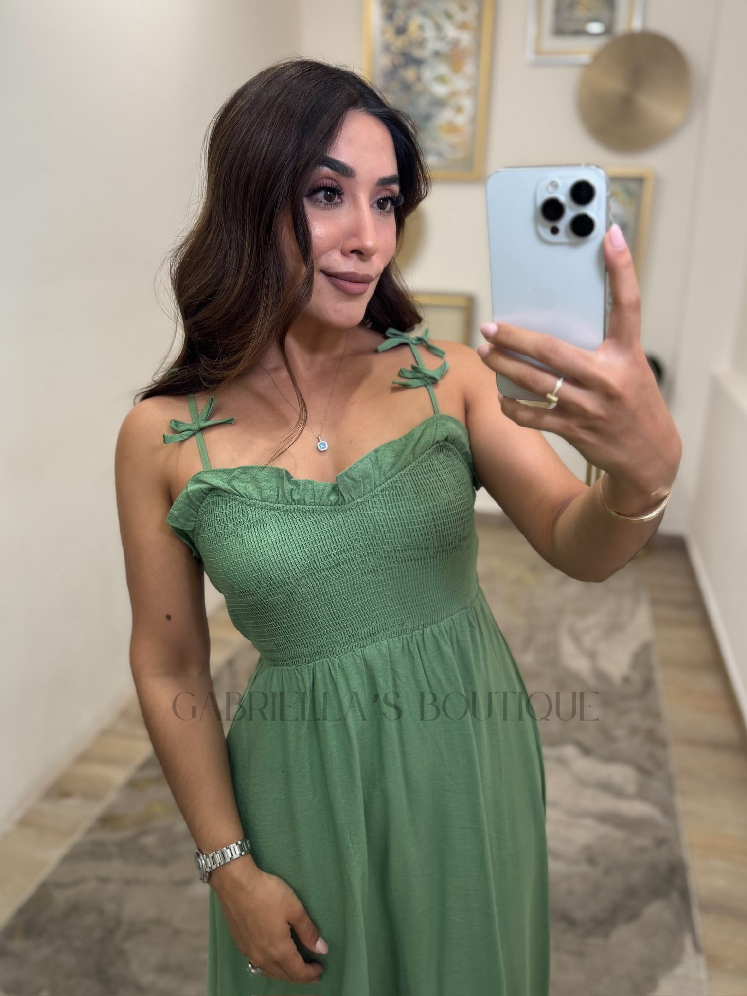 VESTIDO VERDE