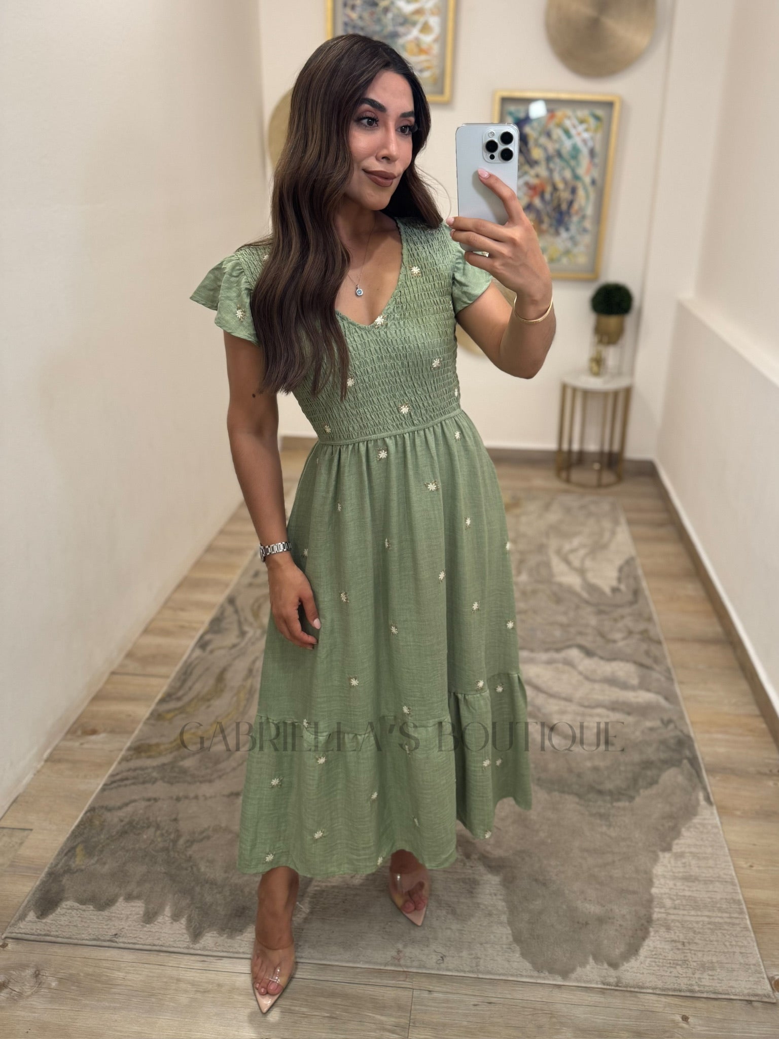 VESTIDO VERDE