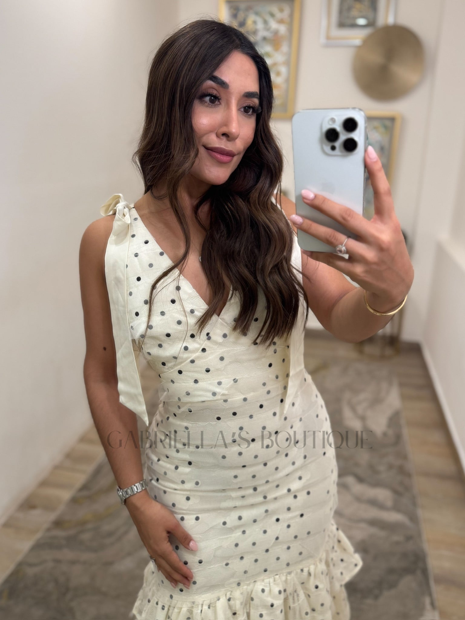 VESTIDO PUNTOS