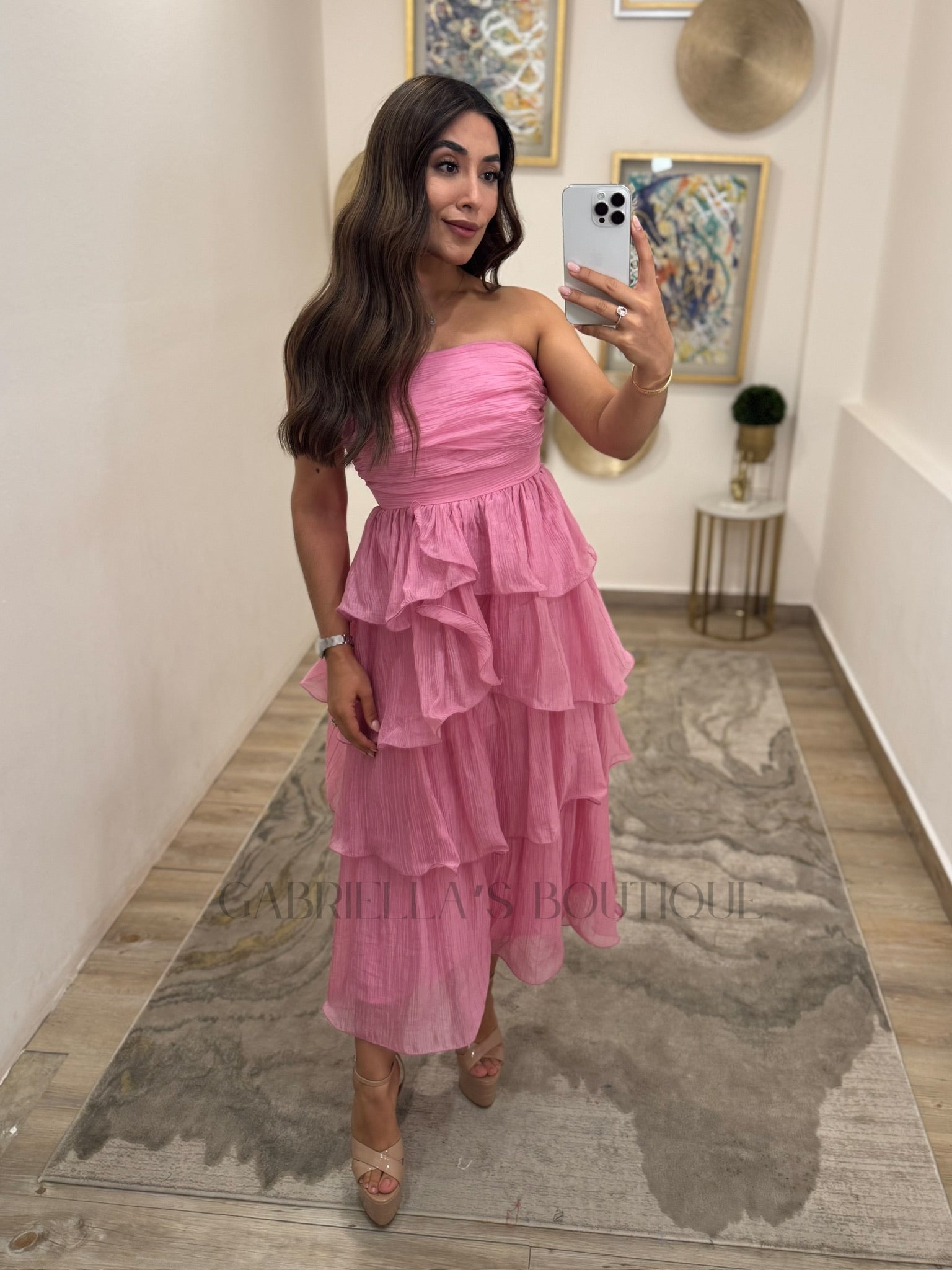 VESTIDO ROSA