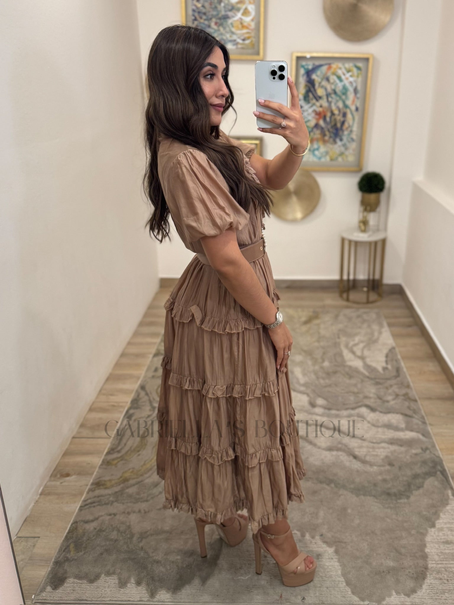 VESTIDO CAFE