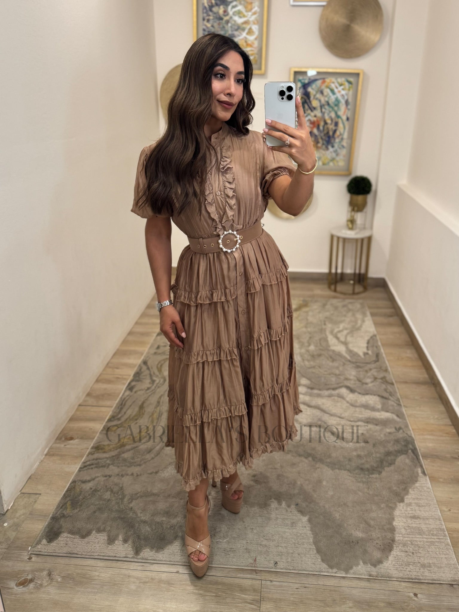 VESTIDO CAFE