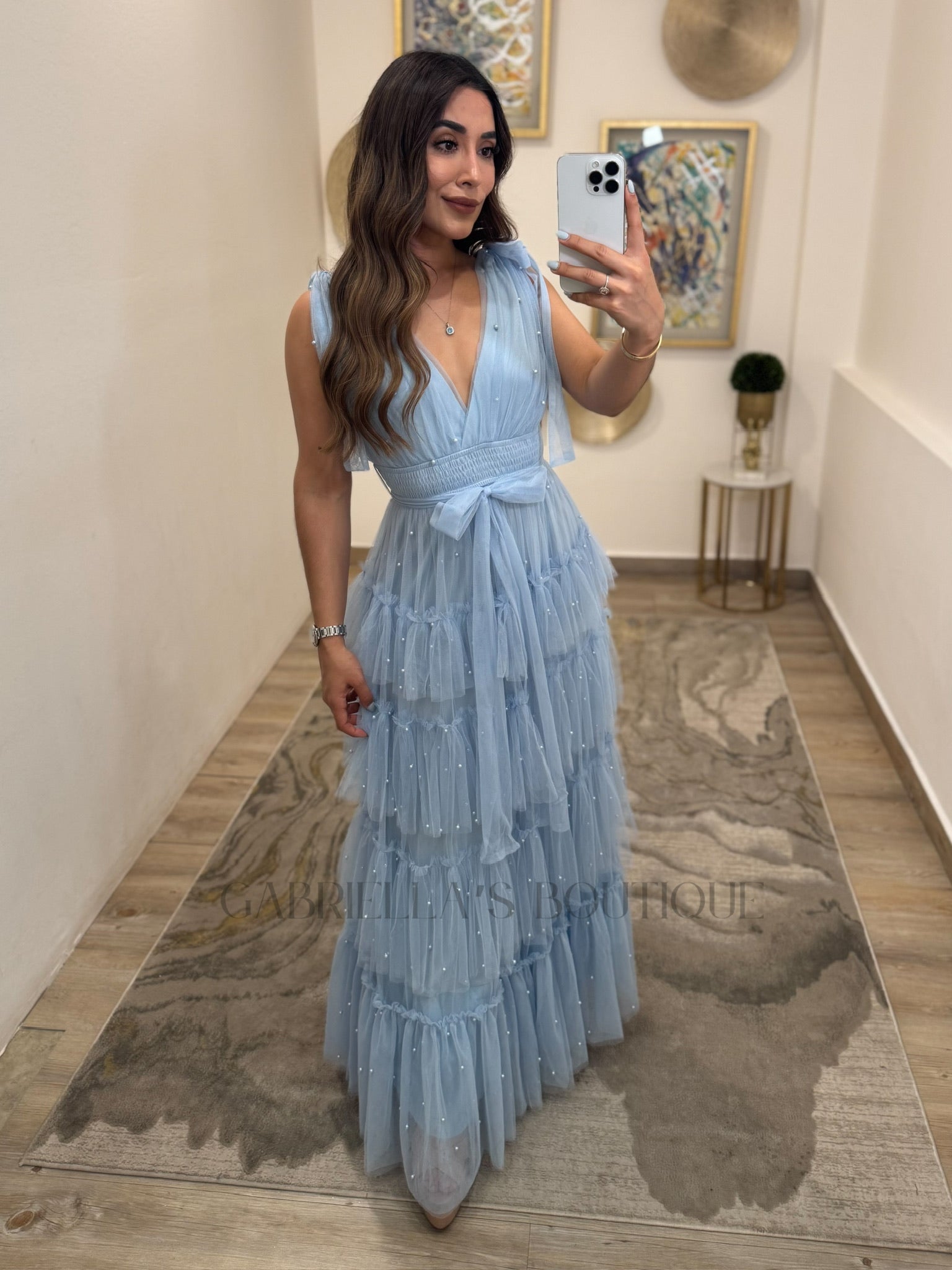 VESTIDO AZUL