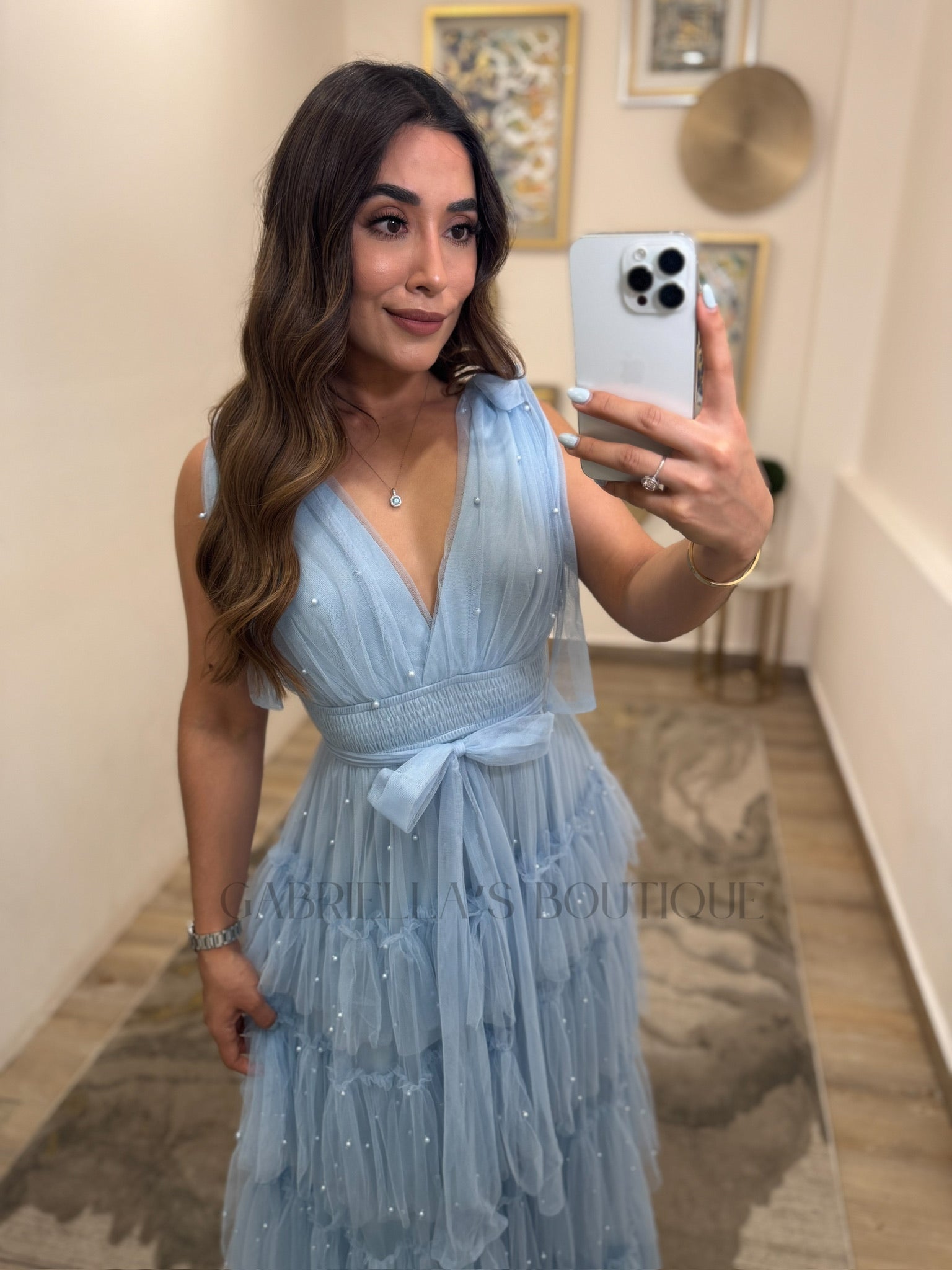 VESTIDO AZUL