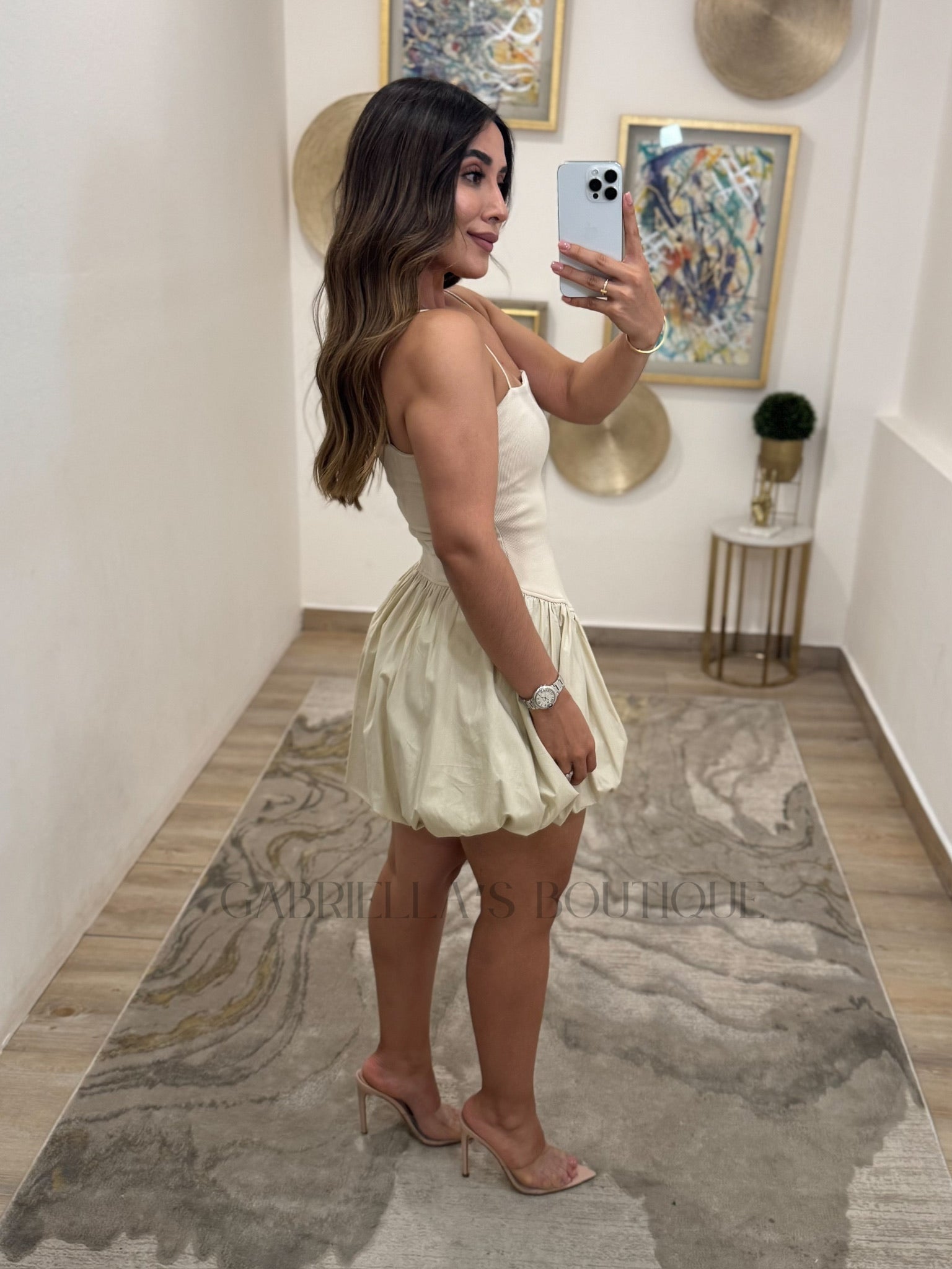 Vestido Beige