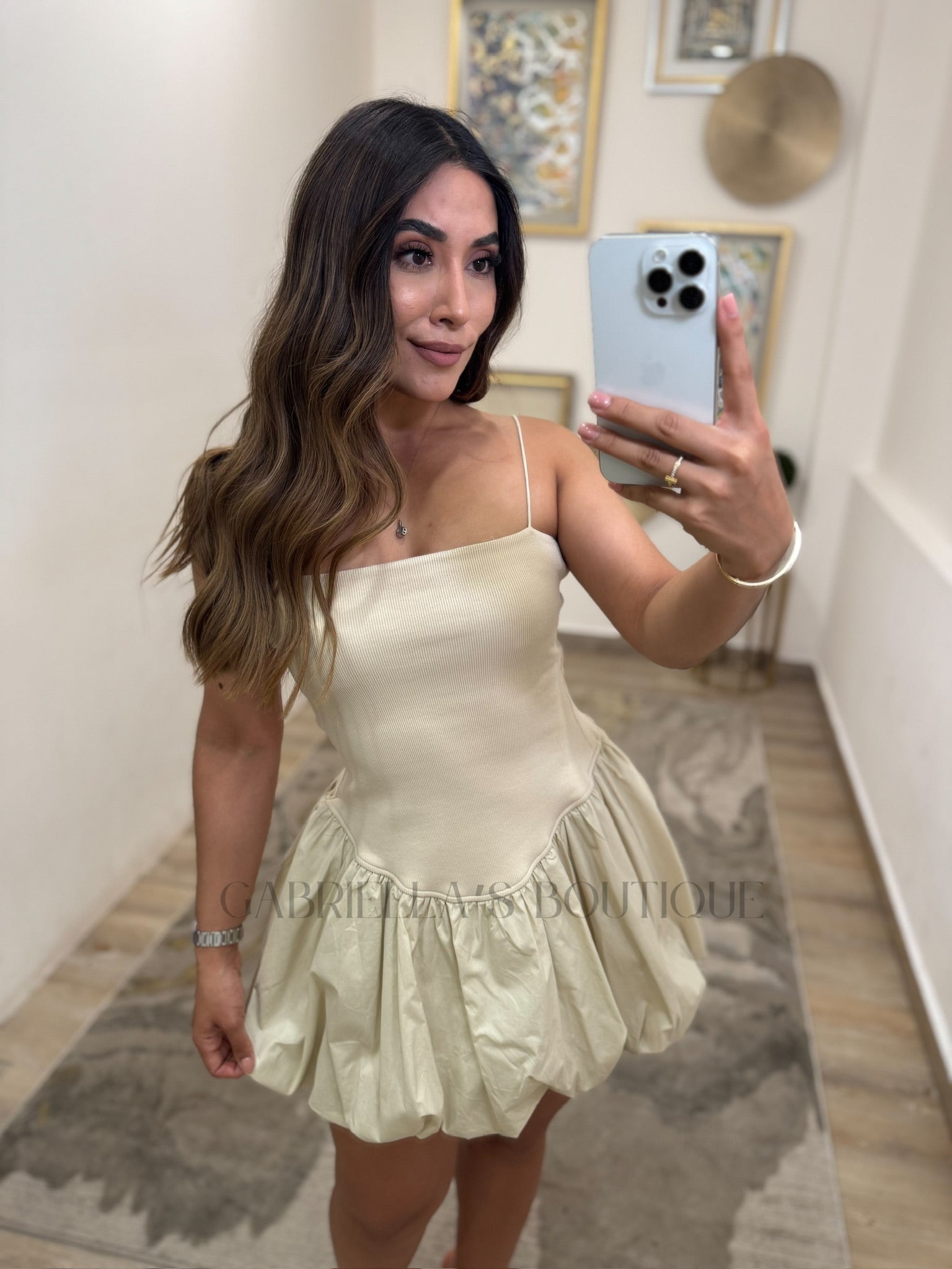 Vestido Beige