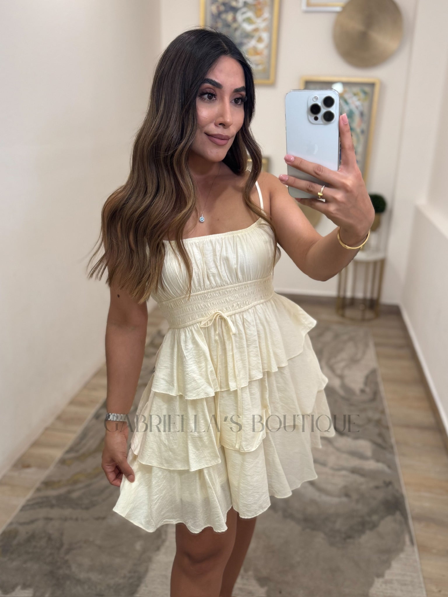 Vestido beige