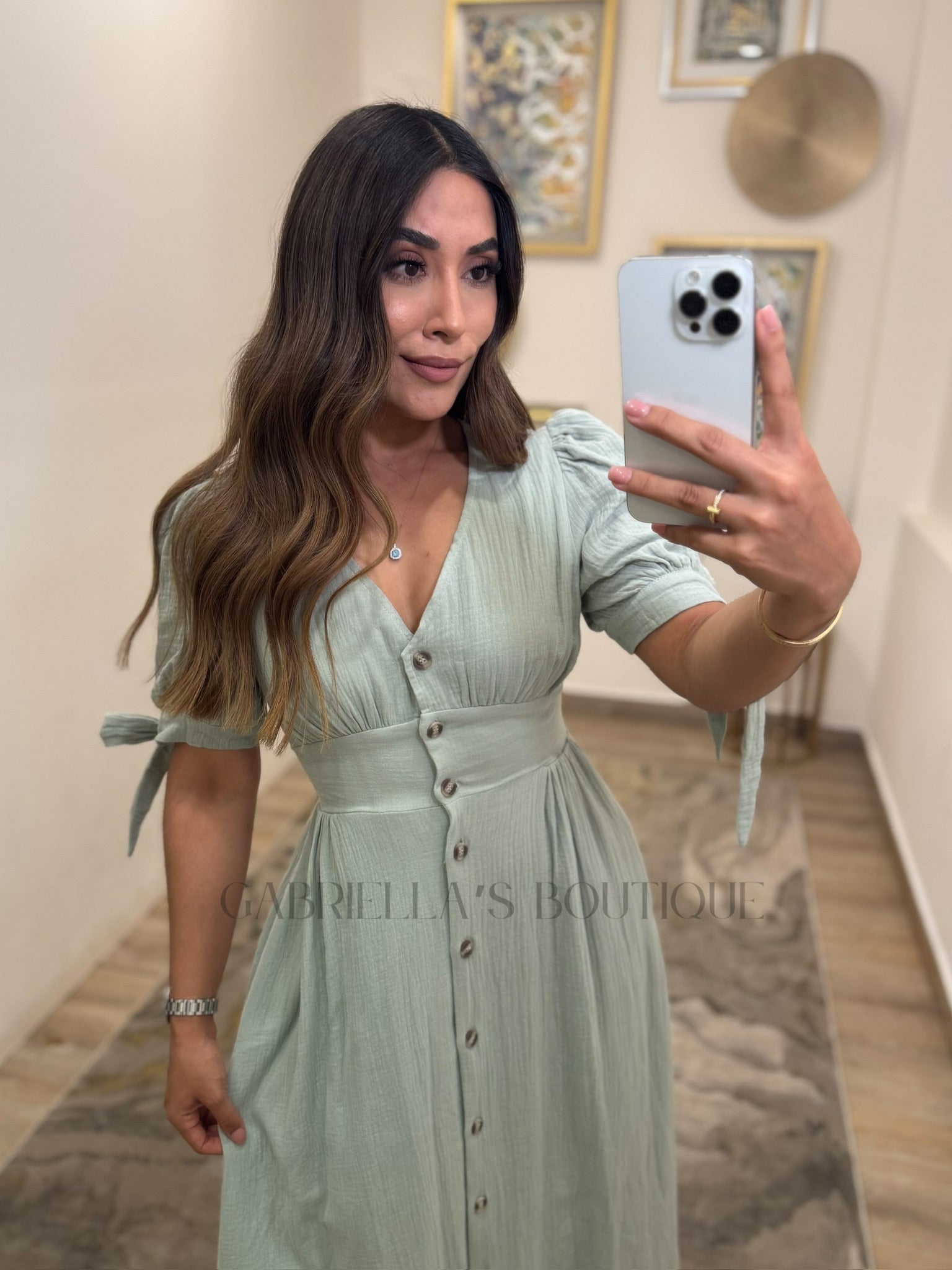 VESTIDO VERDE